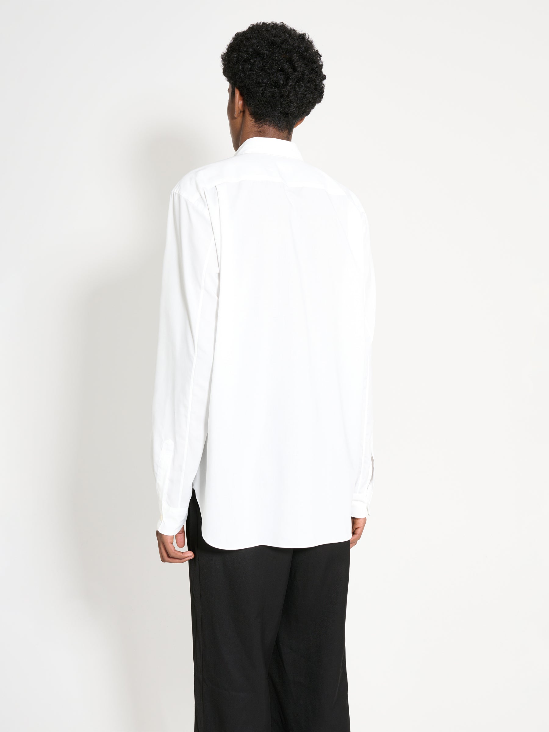Comme des Garçons Homme Plus Broad Leaf Motif C Shirt White / Green
