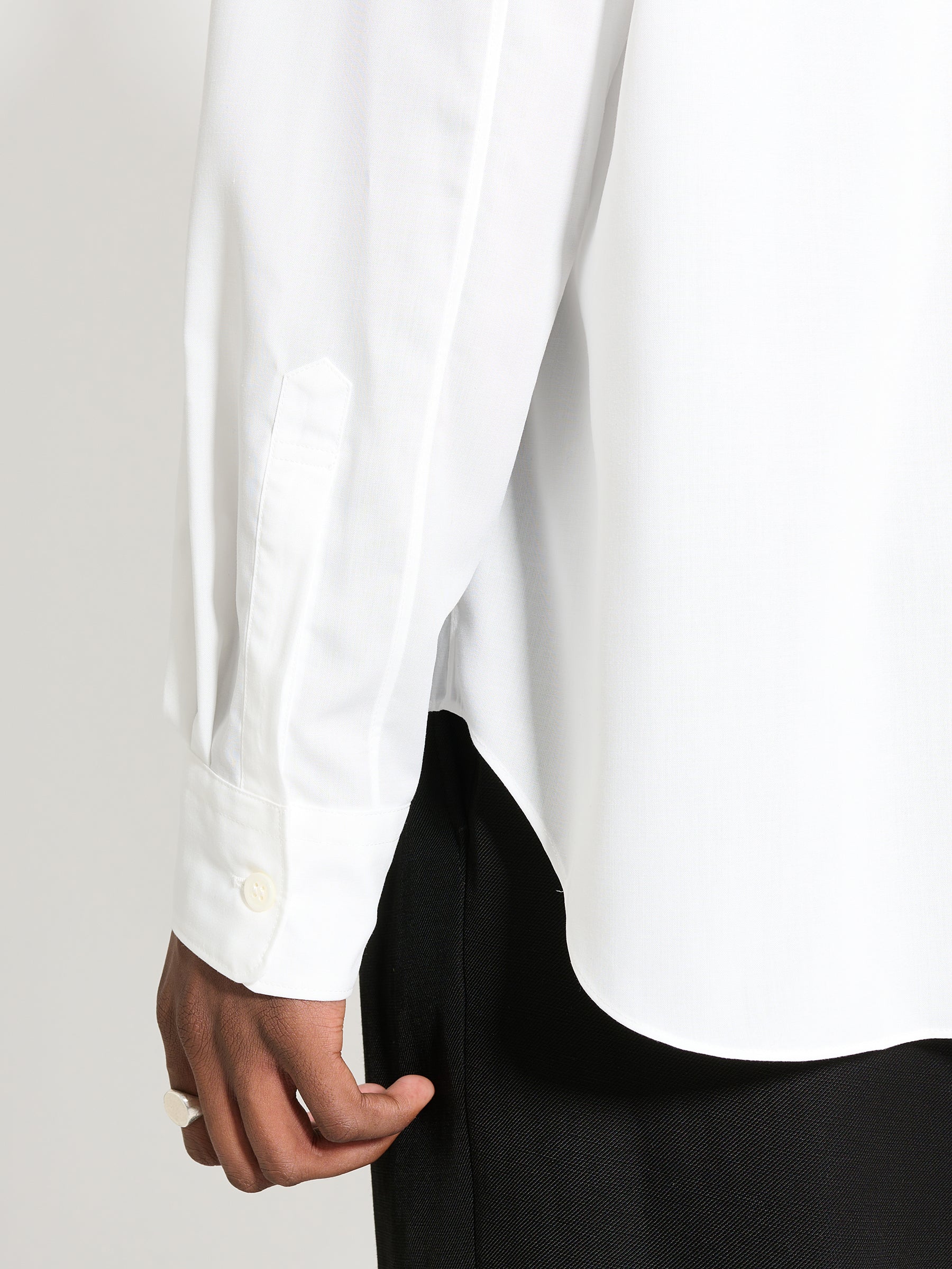 Comme des Garçons Homme Plus Broad Leaf Motif C Shirt White / Green