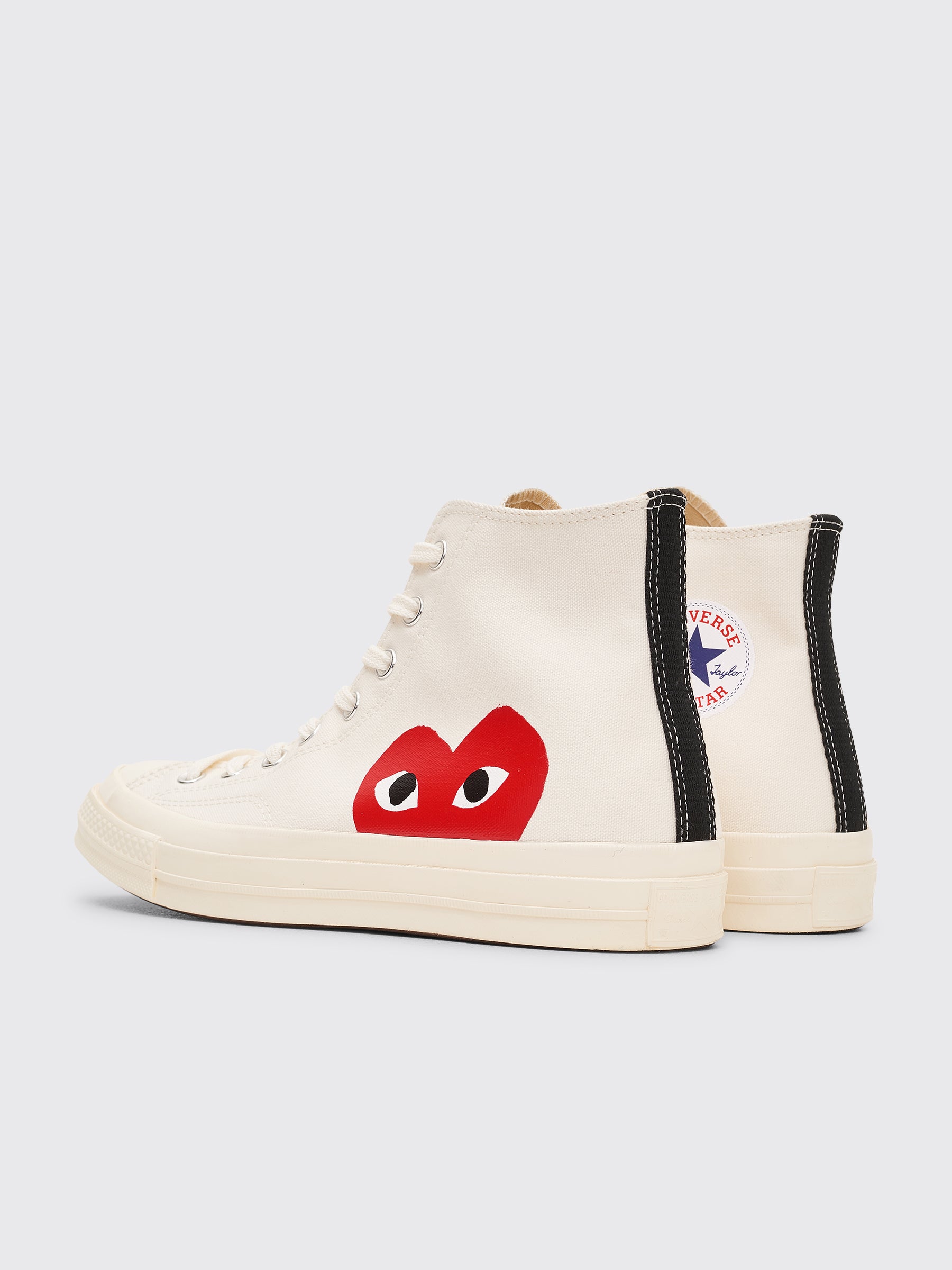 Comme des Garçons Play x Converse Chuck 70 Hi White