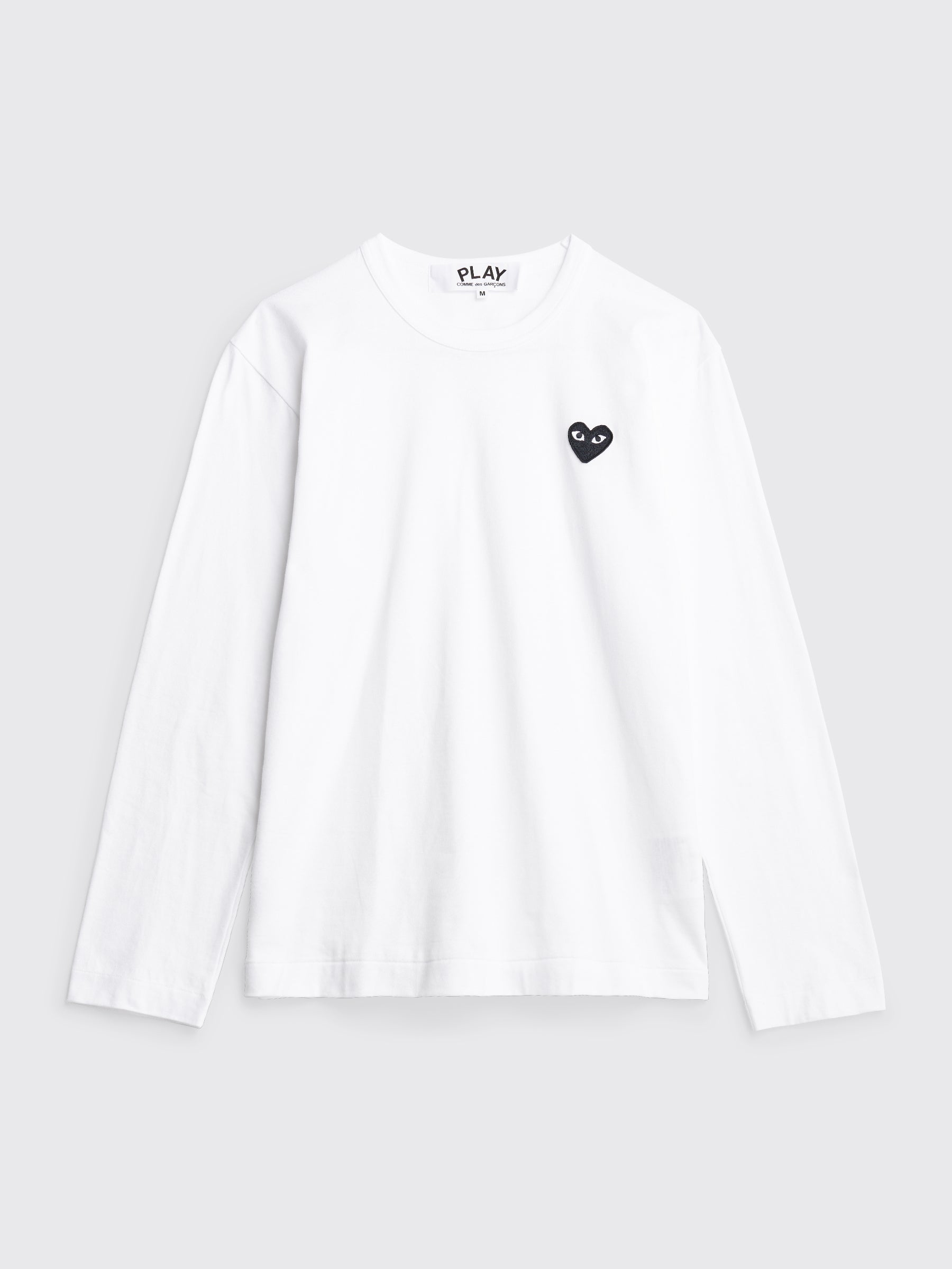 Comme des Garçons Play Small Heart LS T-shirt White