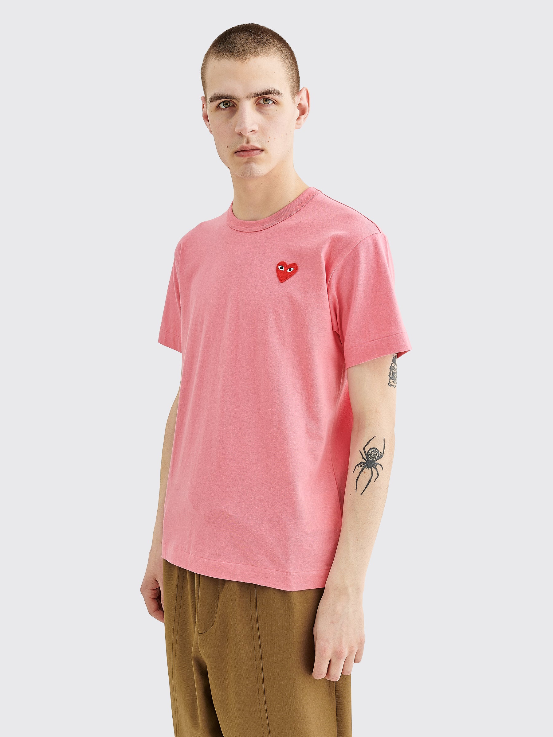 Comme des Garçons Play Small Heart T-shirt Pink