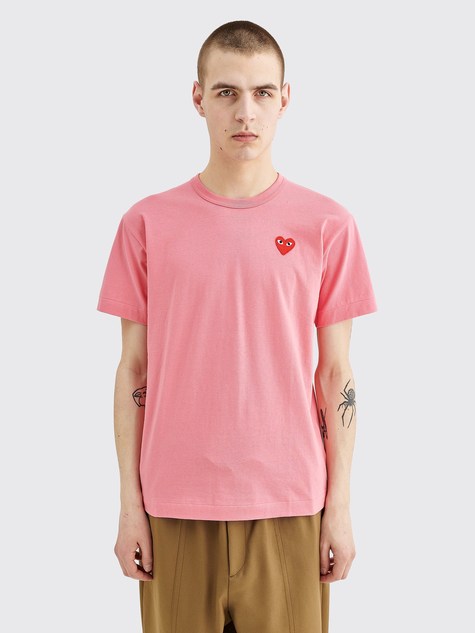 Comme des Garçons Play Small Heart T-shirt Pink