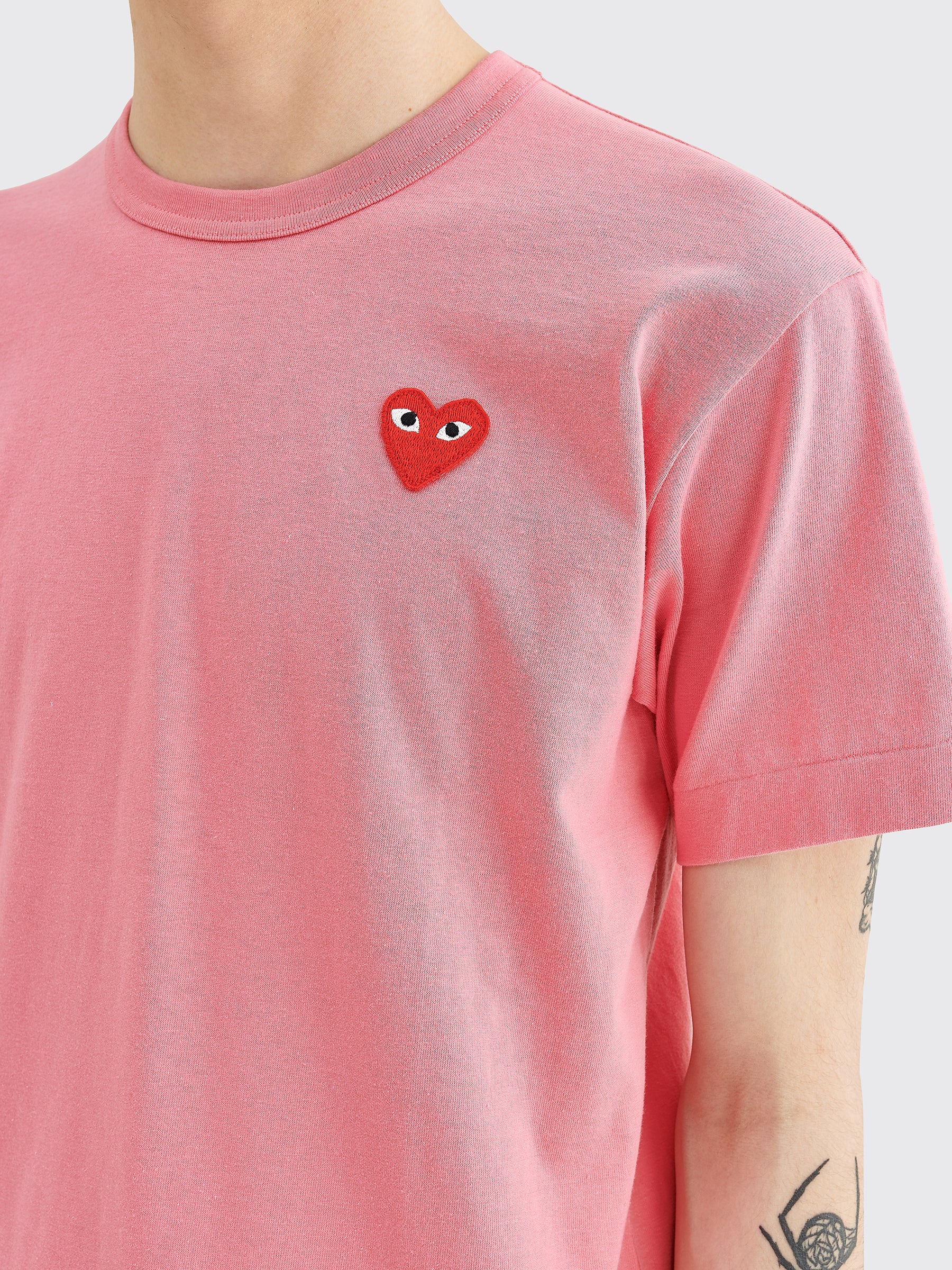 Comme des Garçons Play Small Heart T-shirt Pink