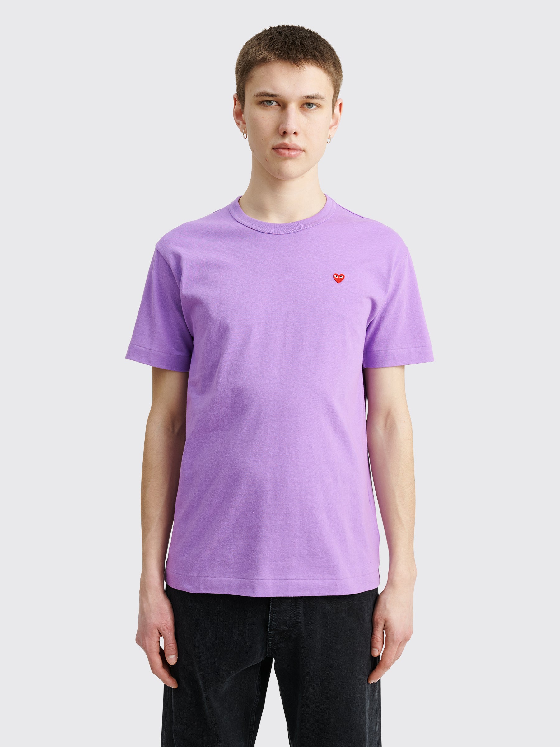 Comme des Garçons Play Mini Heart T-shirt Purple