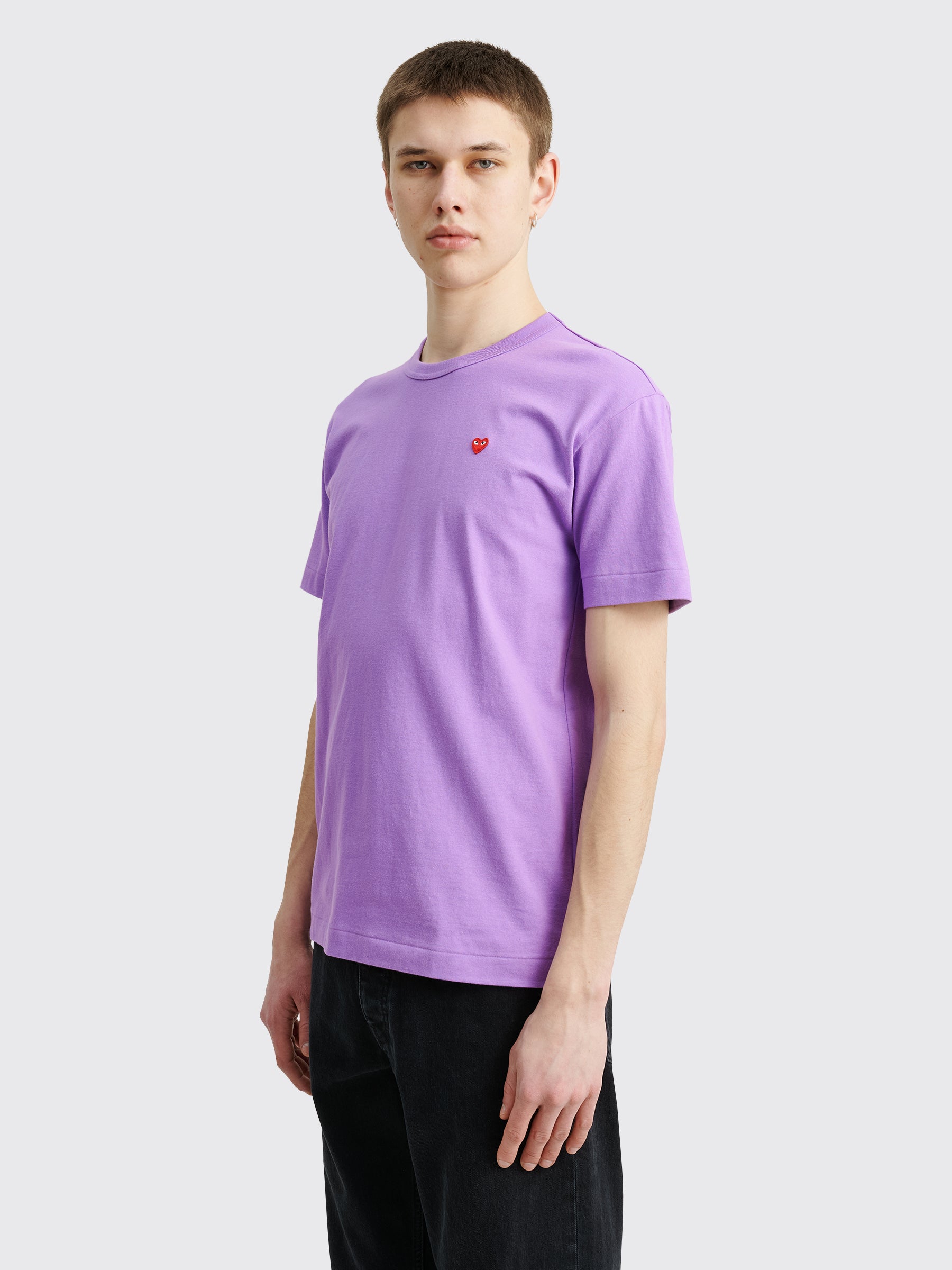 Comme des Garçons Play Mini Heart T-shirt Purple