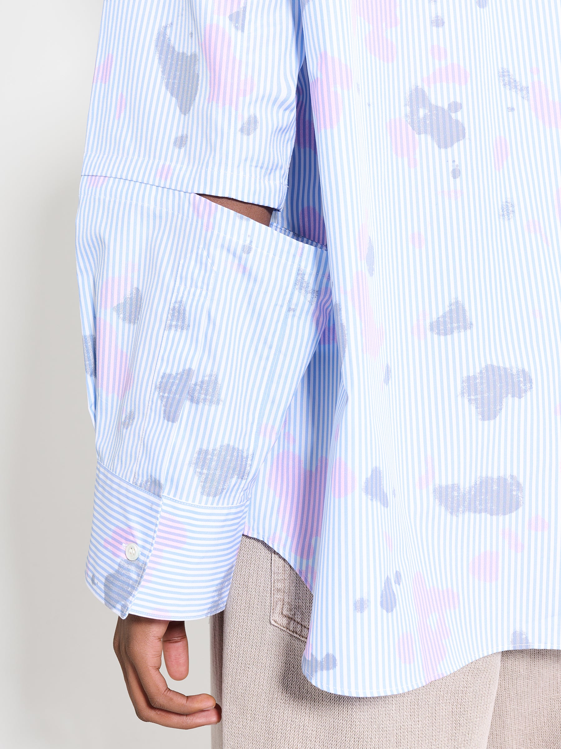 Comme des Garçons Shirt Spray Paint Shirt Stripe