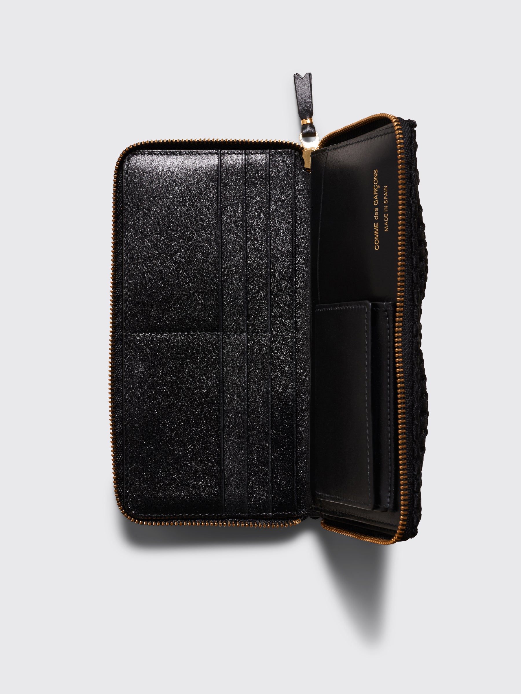 Comme des Garçons Wallet SA0110 Fat Tortoise Black