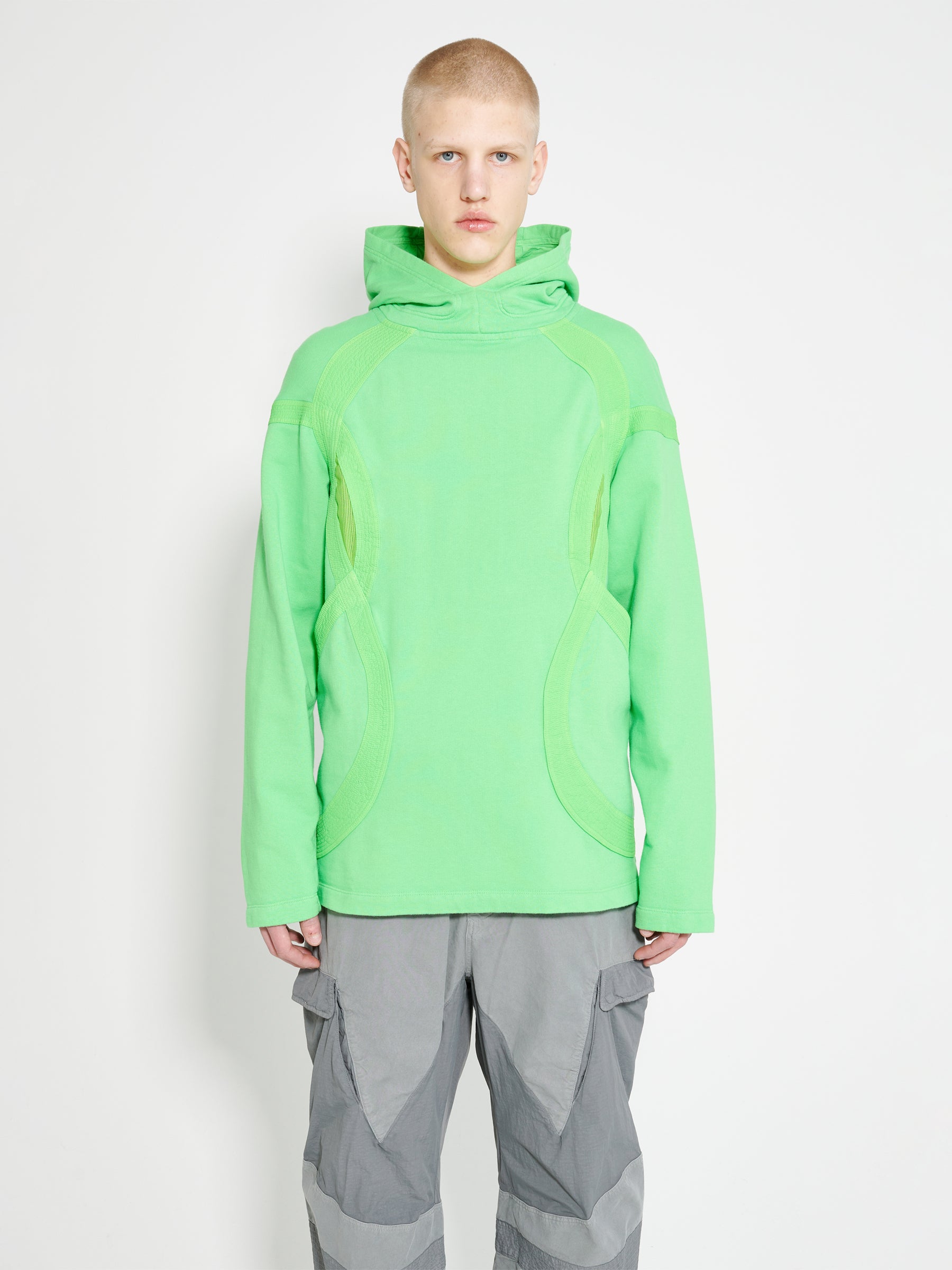 Kiko Kostadinov x C.P. Company Sweat Hooded Green Flash
