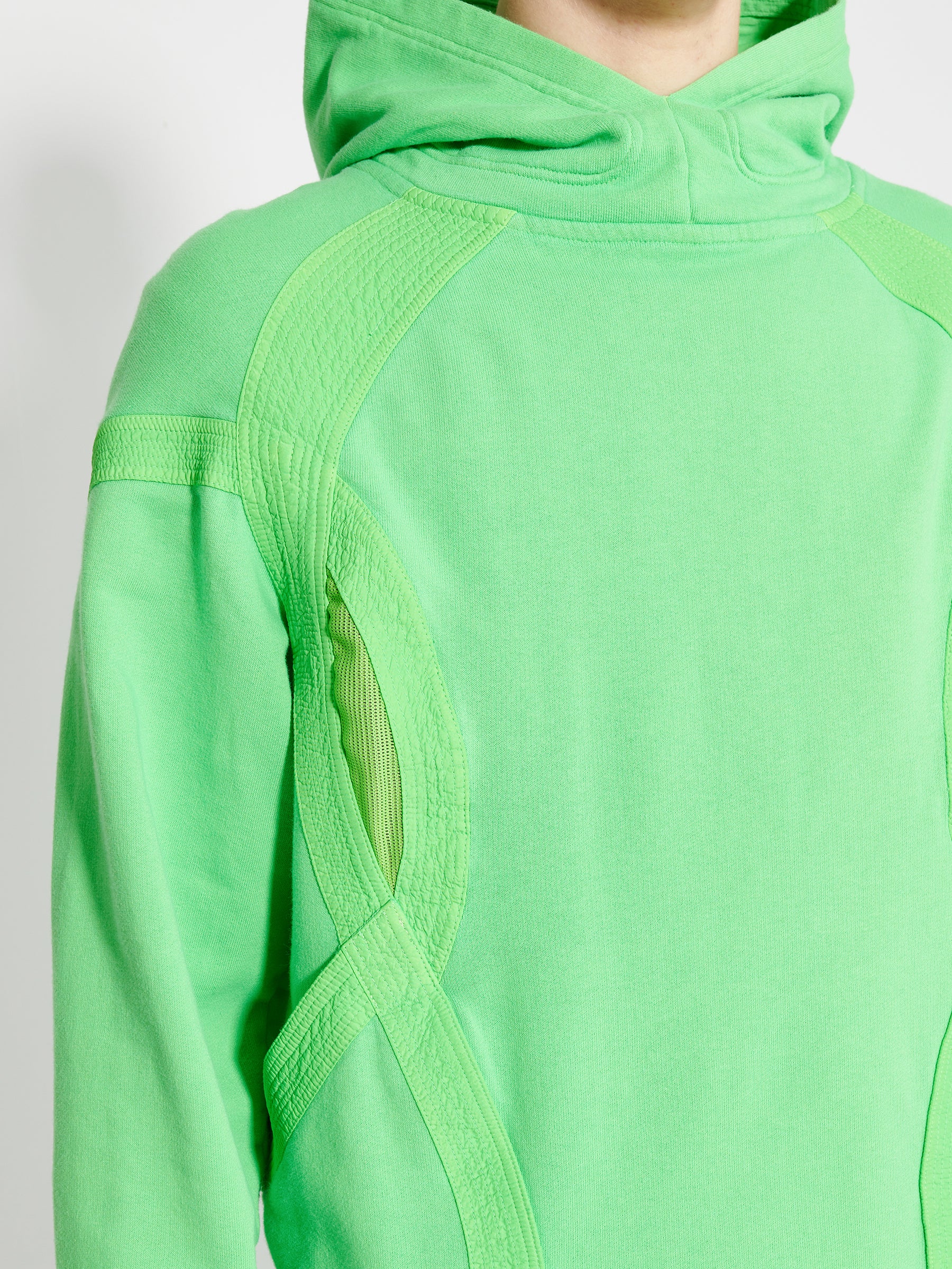 Kiko Kostadinov x C.P. Company Sweat Hooded Green Flash