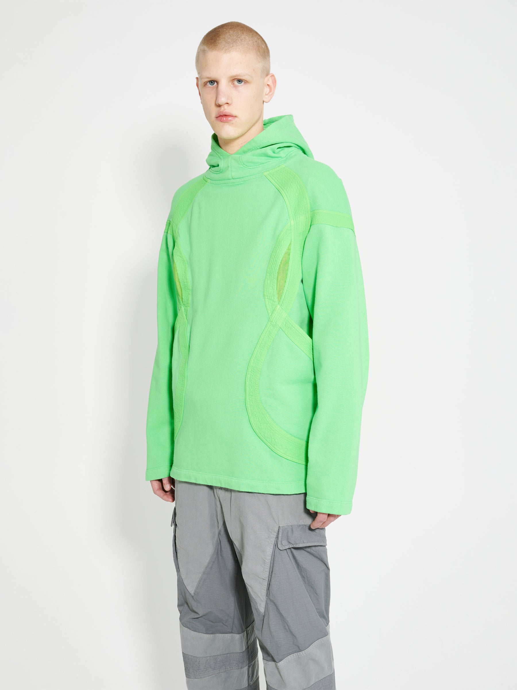 Kiko Kostadinov x C.P. Company Sweat Hooded Green Flash