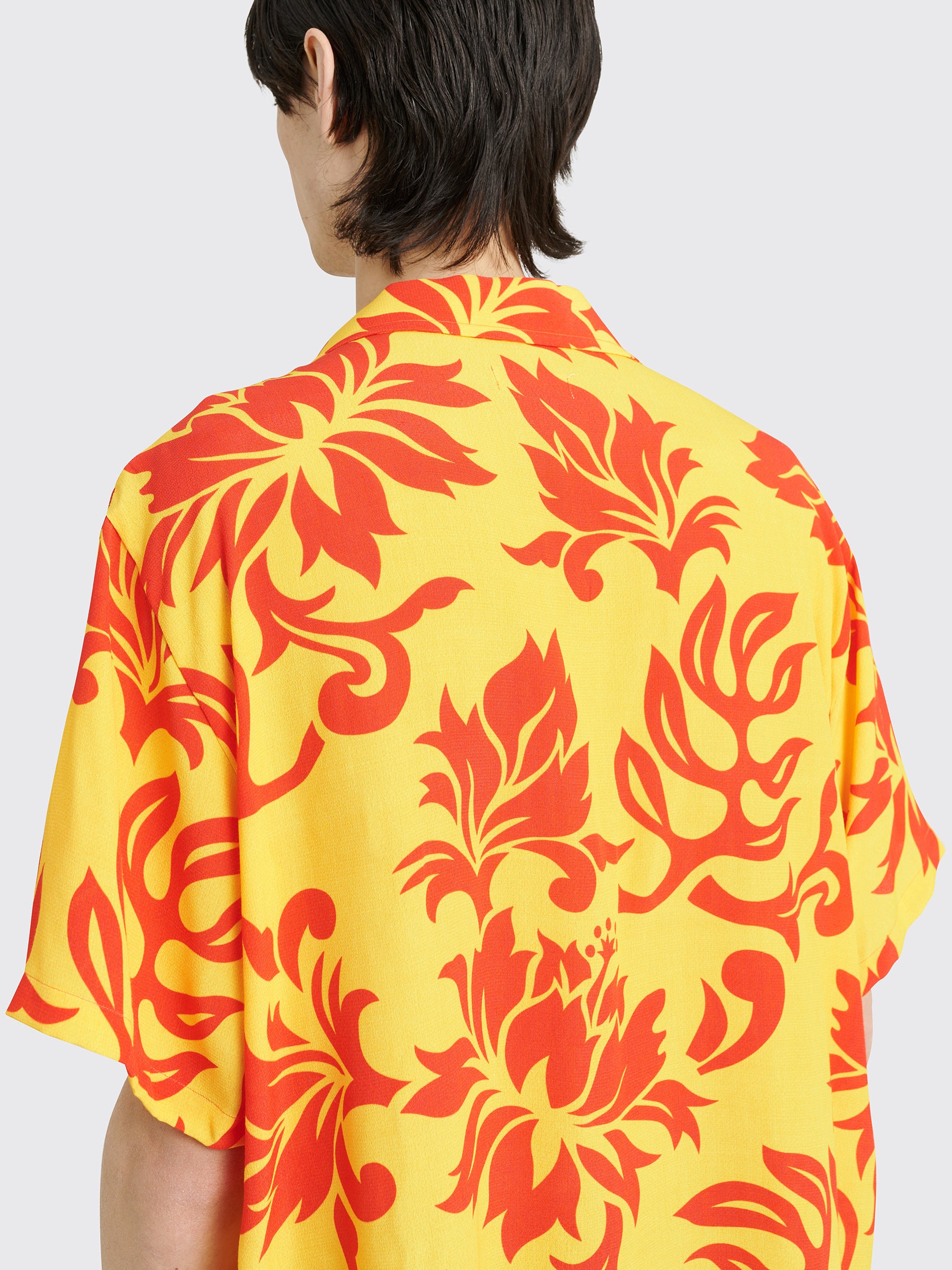 ERL Printed Short Sleeve Shirt ERL Tropcial Flowers