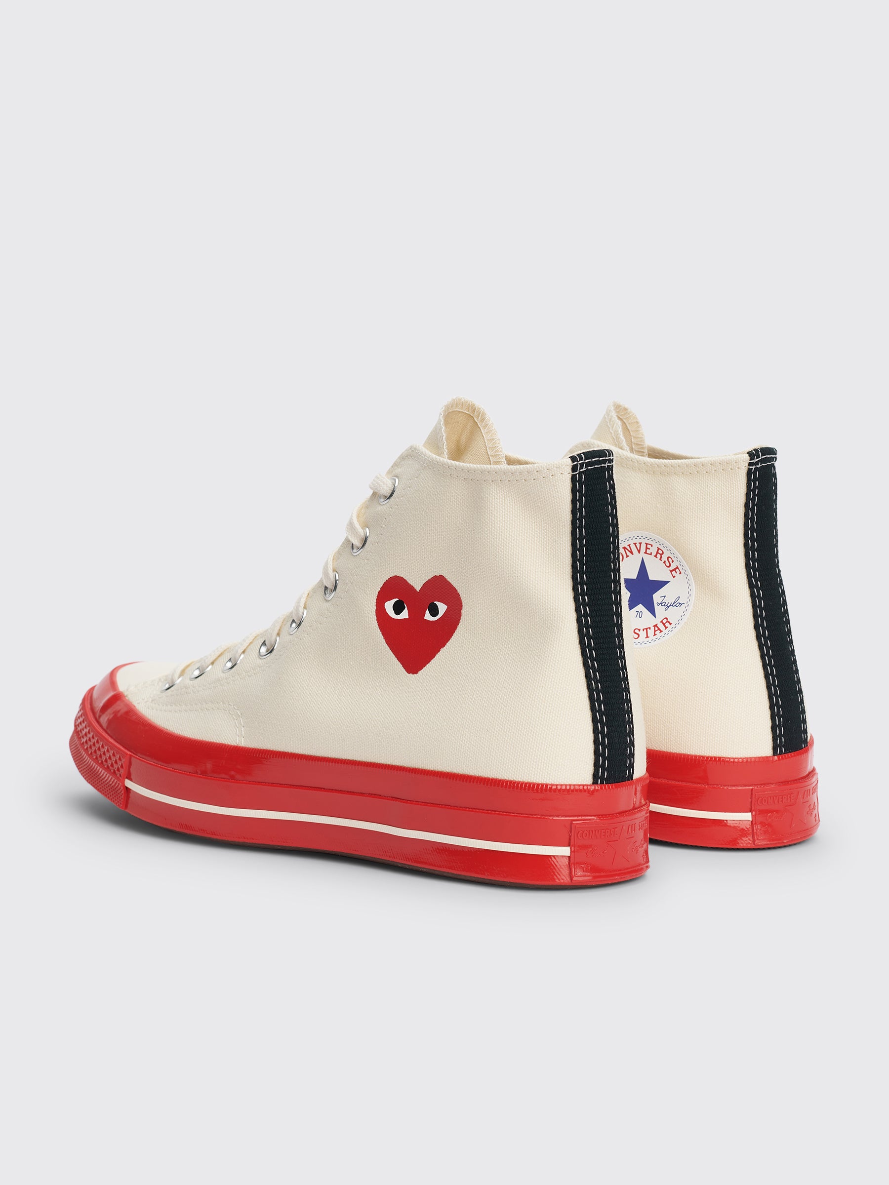 Comme des Garçons Play x Converse Chuck 70 Hi White / Red