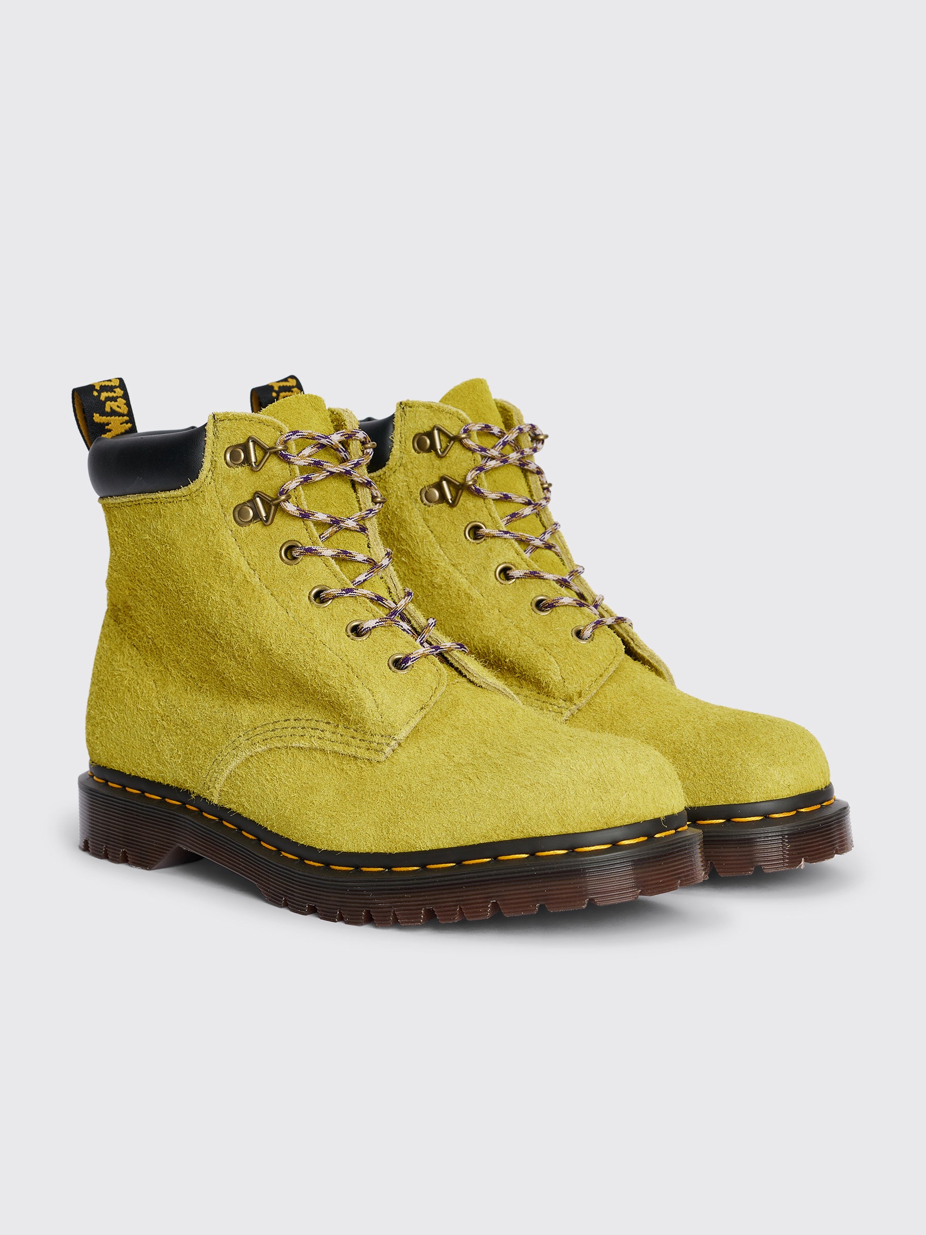 Dr. Martens 939 Boots Long Napped Suede Moss Green