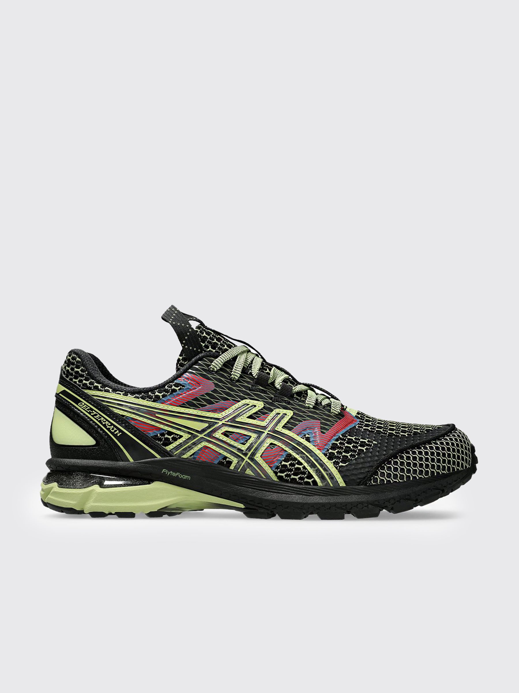 Asics US4-S Gel-Terrain Black / Neon Lime
