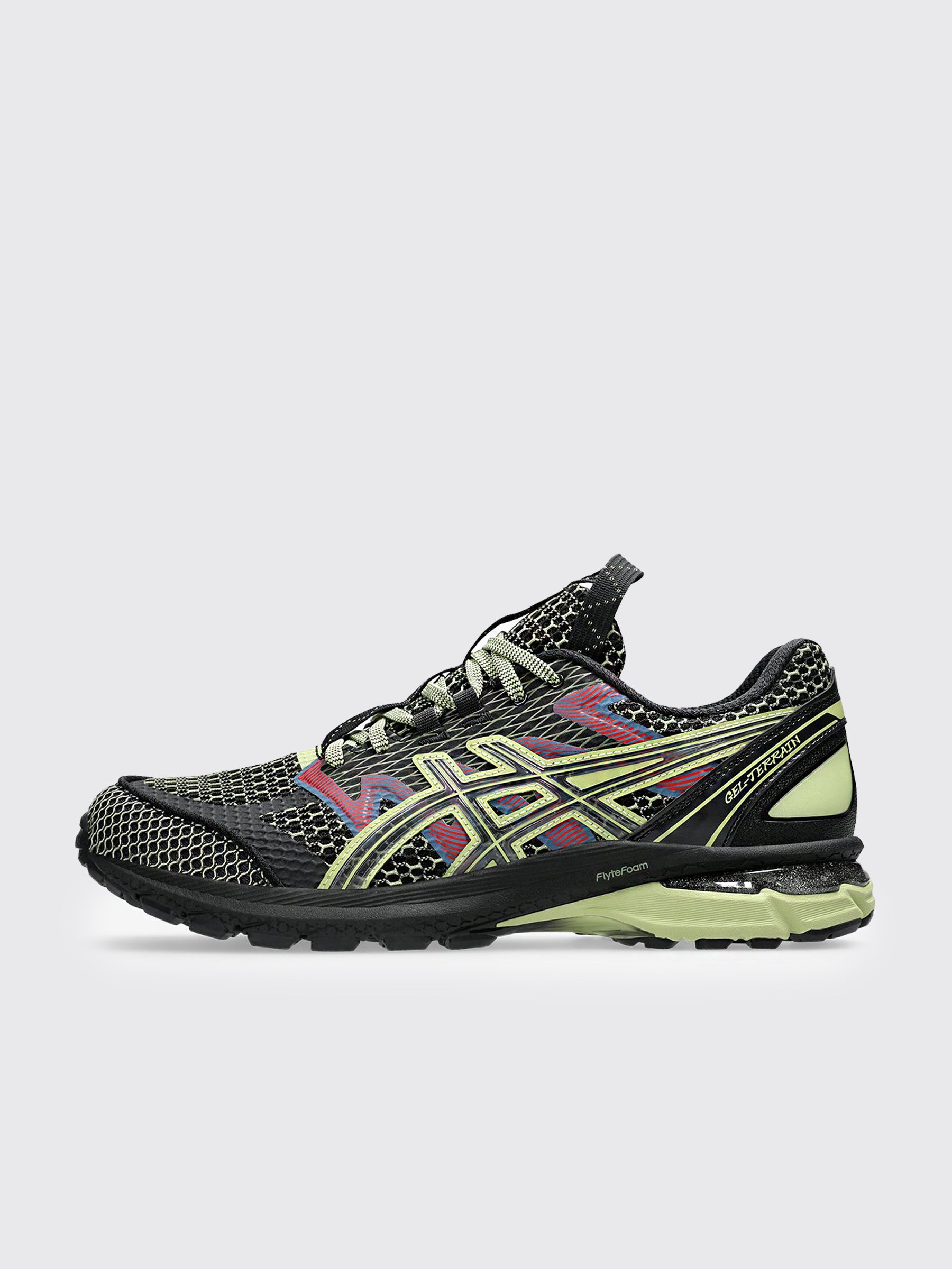 Asics US4-S Gel-Terrain Black / Neon Lime