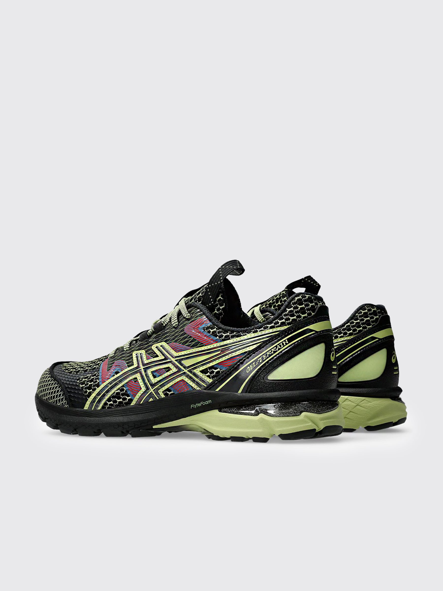 Asics US4-S Gel-Terrain Black / Neon Lime