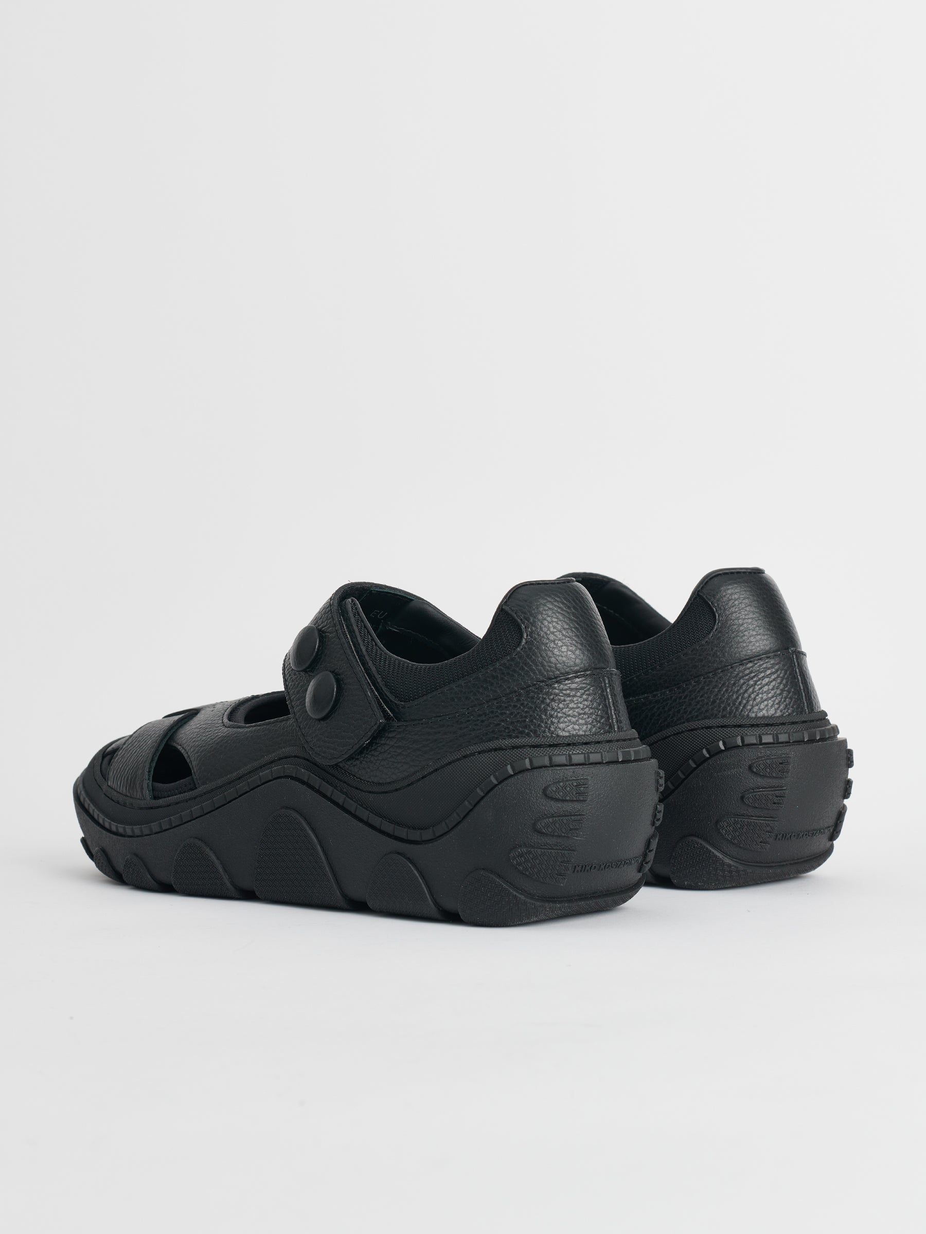 Kiko Kostadinov Sandal Hybrid Black Soot