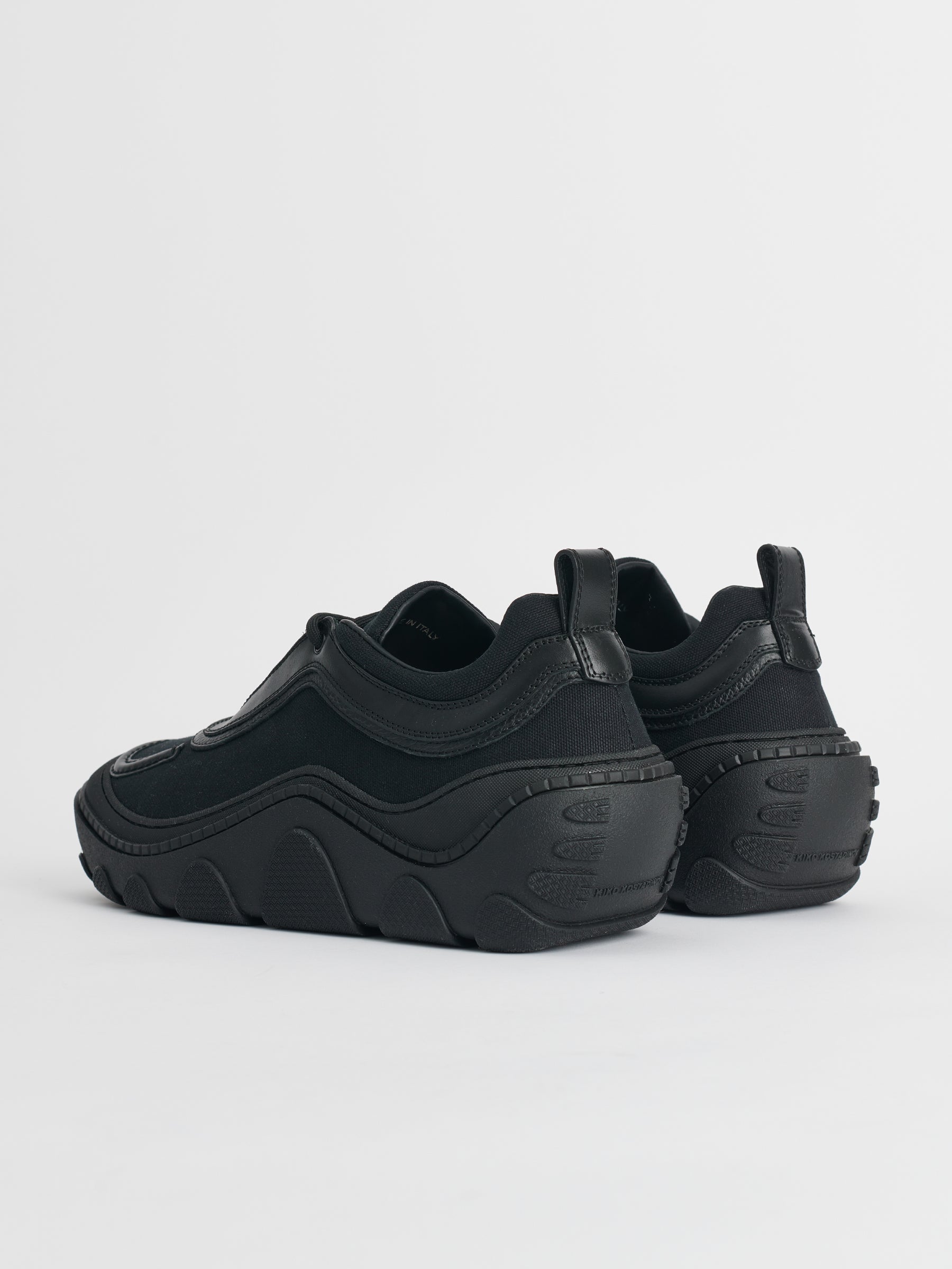 Kiko Kostadinov Tonkin Canvas Shoes Black Slate