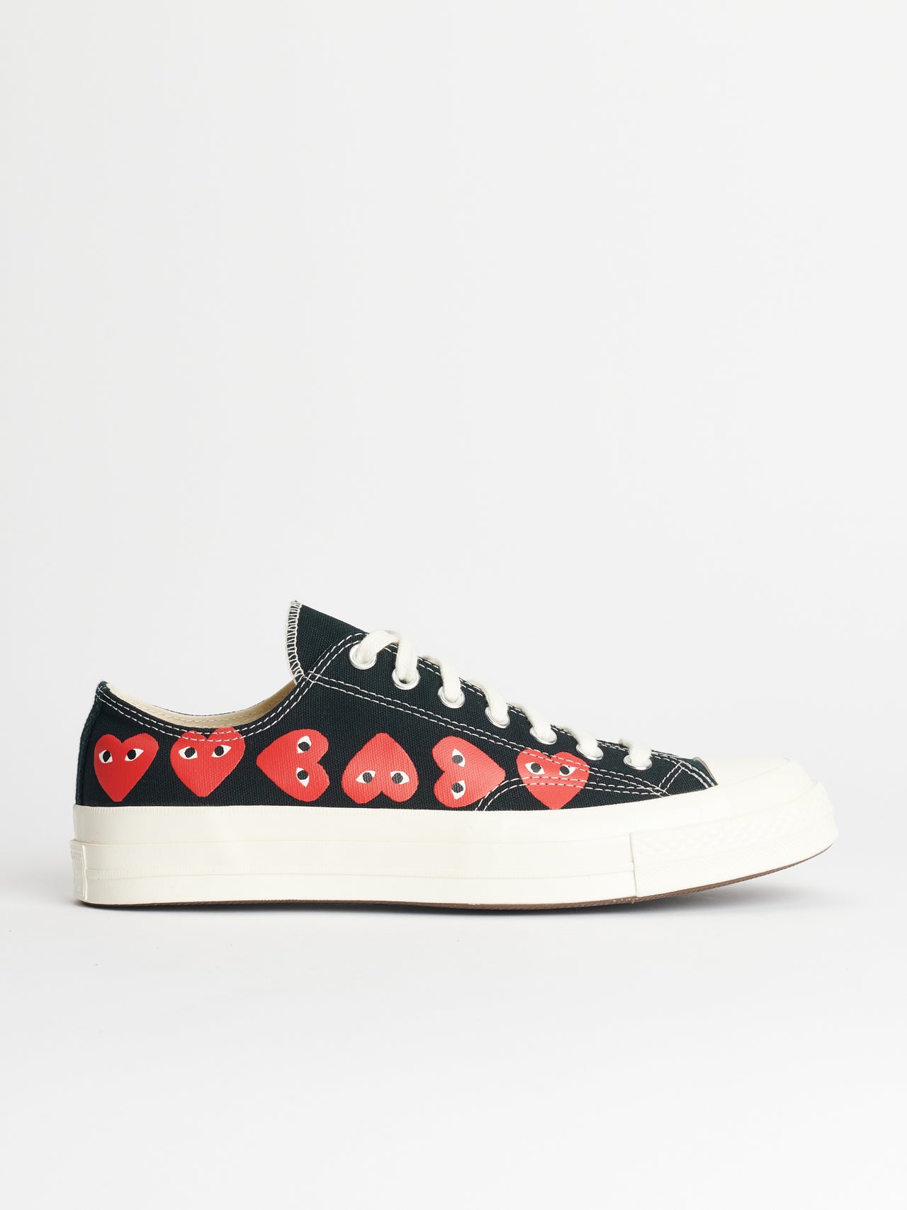 Comme des Garçons Play x Converse Chuck 70 Low Multi Hearts Black