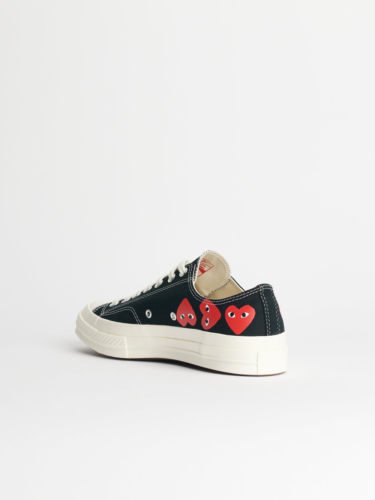 Comme des Garçons Play x Converse Chuck 70 Low Multi Hearts Black