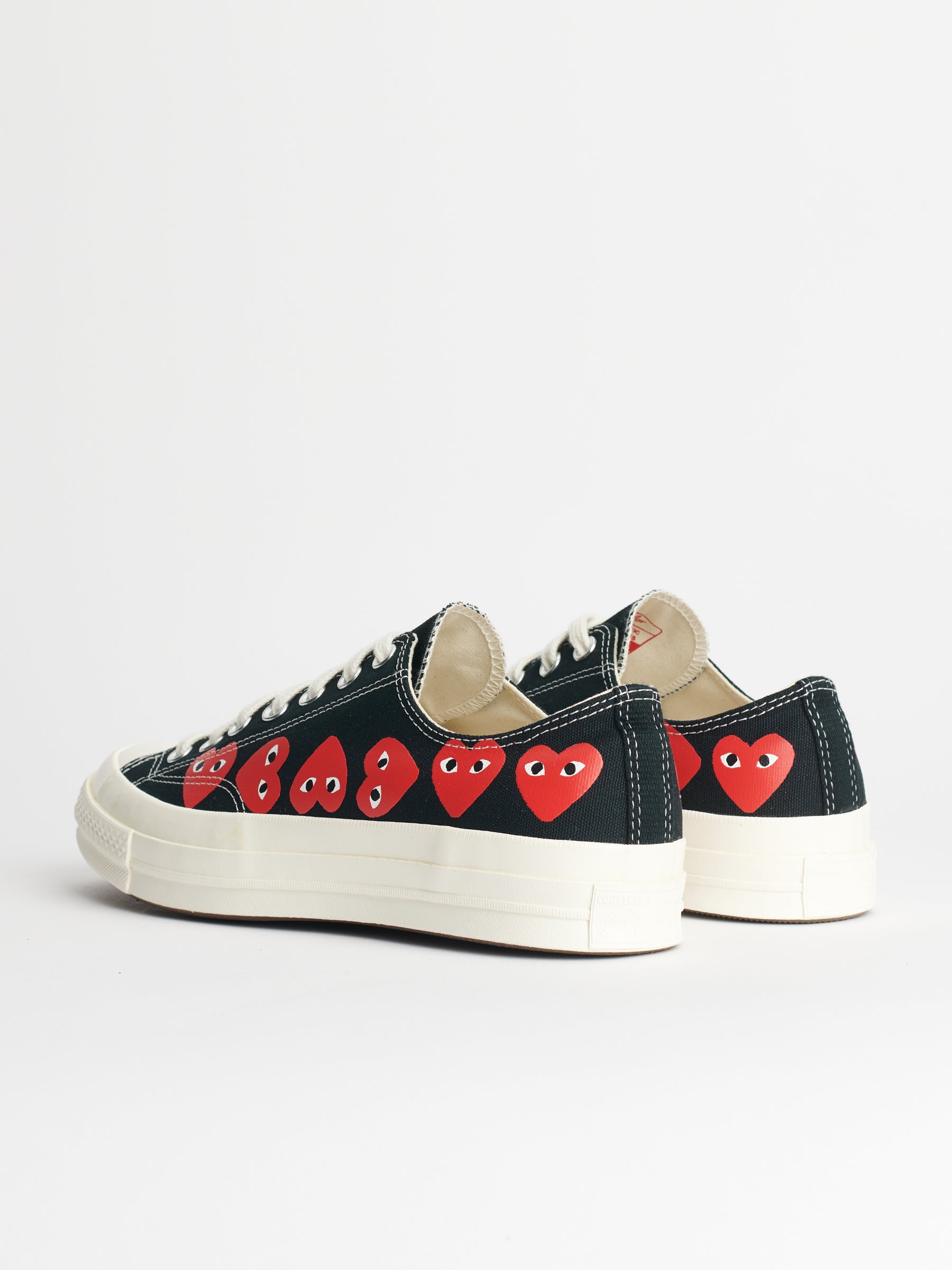 Comme des Garçons Play x Converse Chuck 70 Low Multi Hearts Black