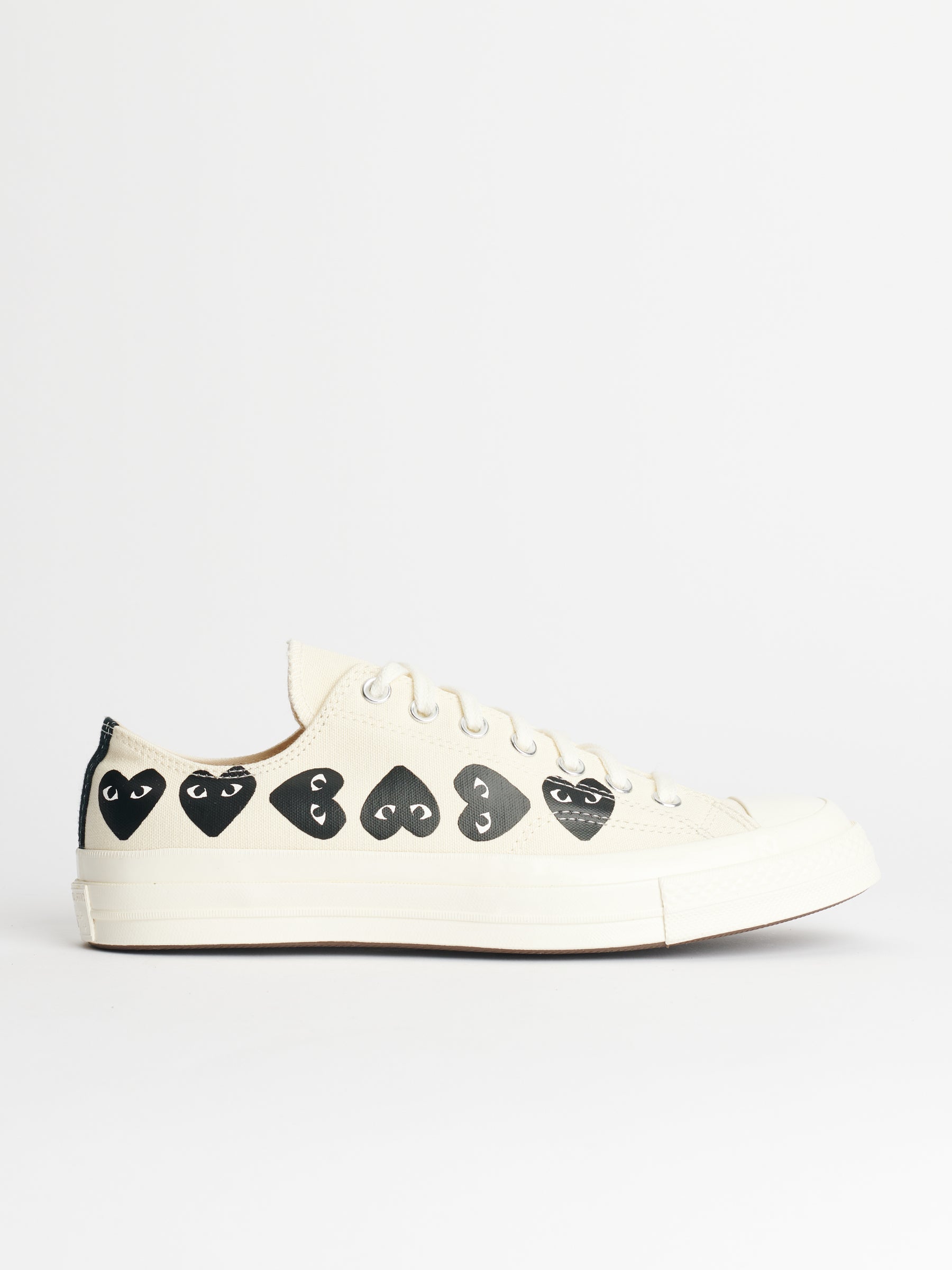 Comme des Garçons Play x Converse Chuck 70 Low Multi Hearts White