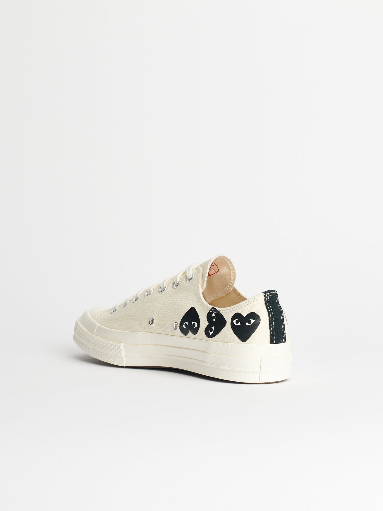 Comme des Garçons Play x Converse Chuck 70 Low Multi Hearts White