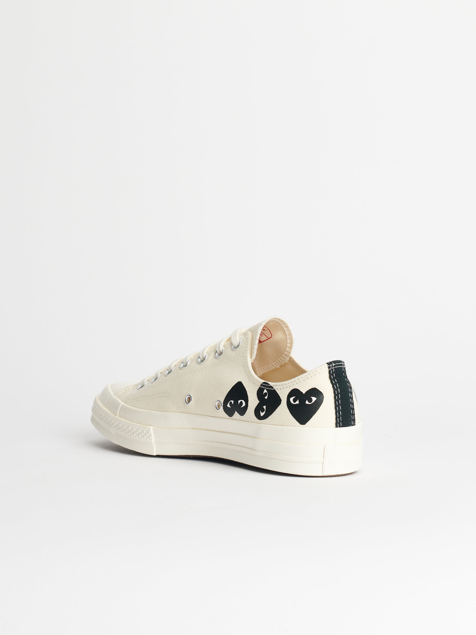 Comme des Garçons Play x Converse Chuck 70 Low Multi Hearts White