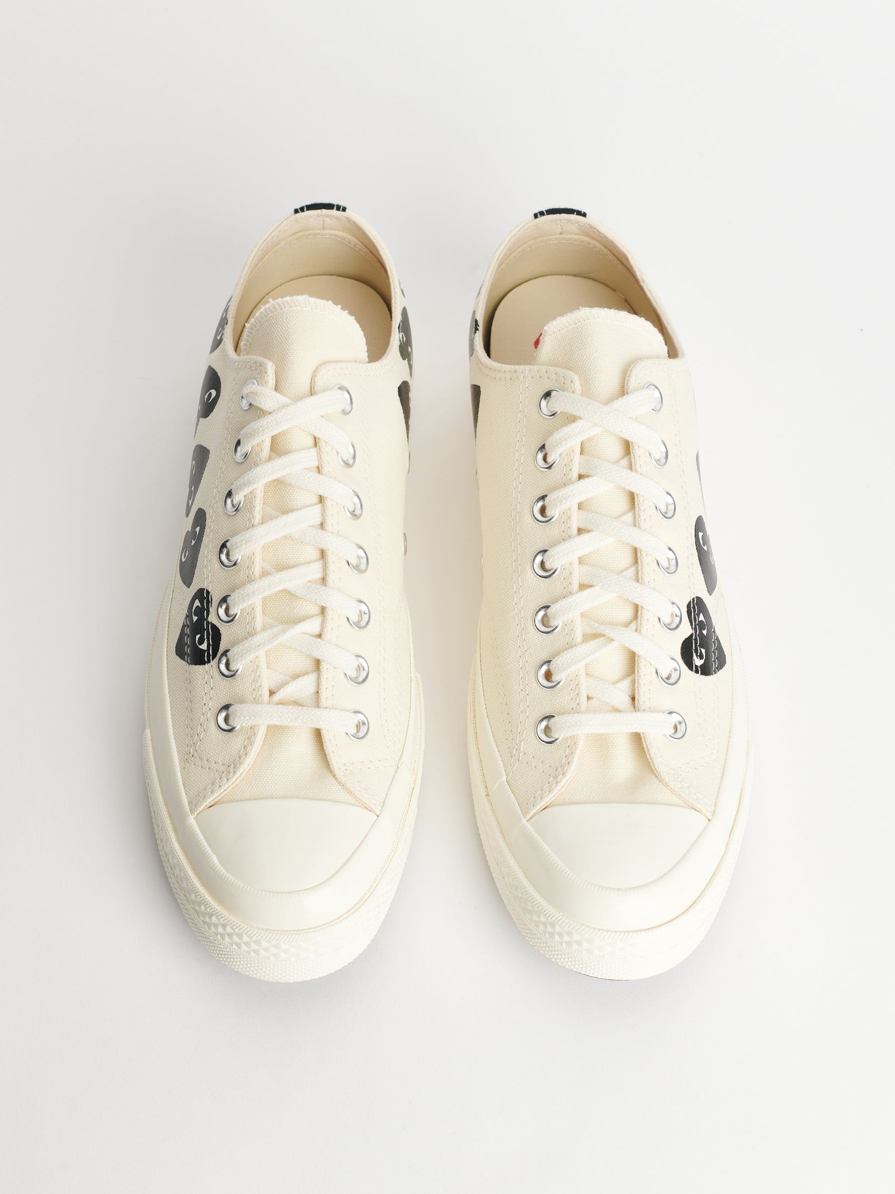Comme des Garçons Play x Converse Chuck 70 Low Multi Hearts White