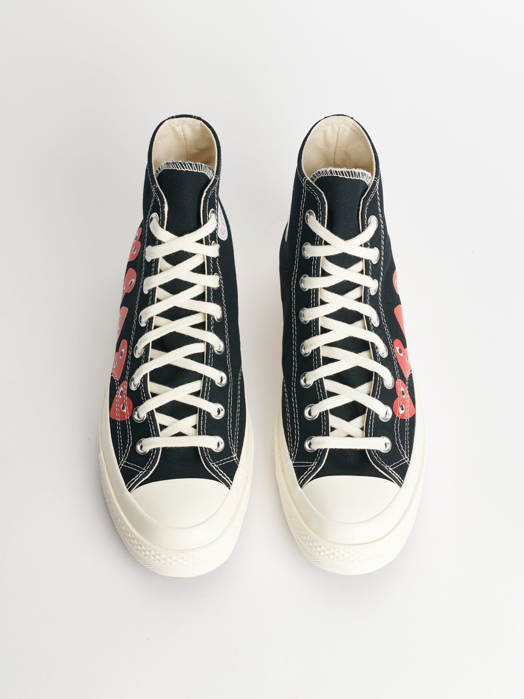Comme des Garçons Play x Converse Chuck 70 Hi Multi Hearts Black
