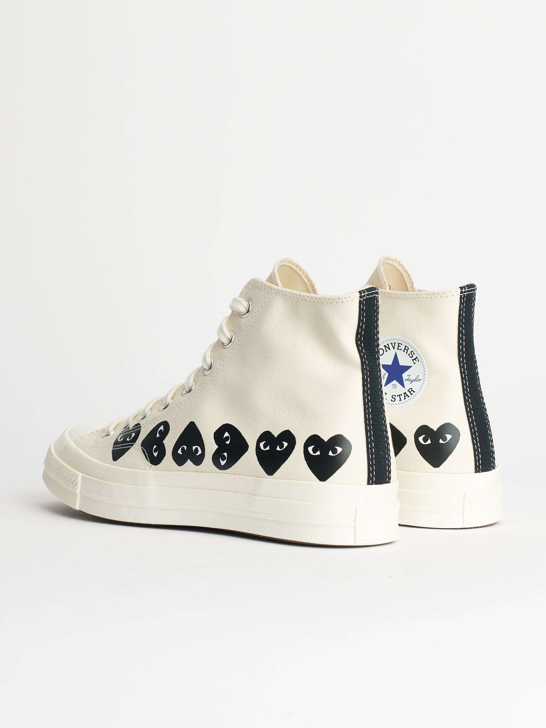 Comme des Garçons Play x Converse Chuck 70 Hi Multi Hearts White