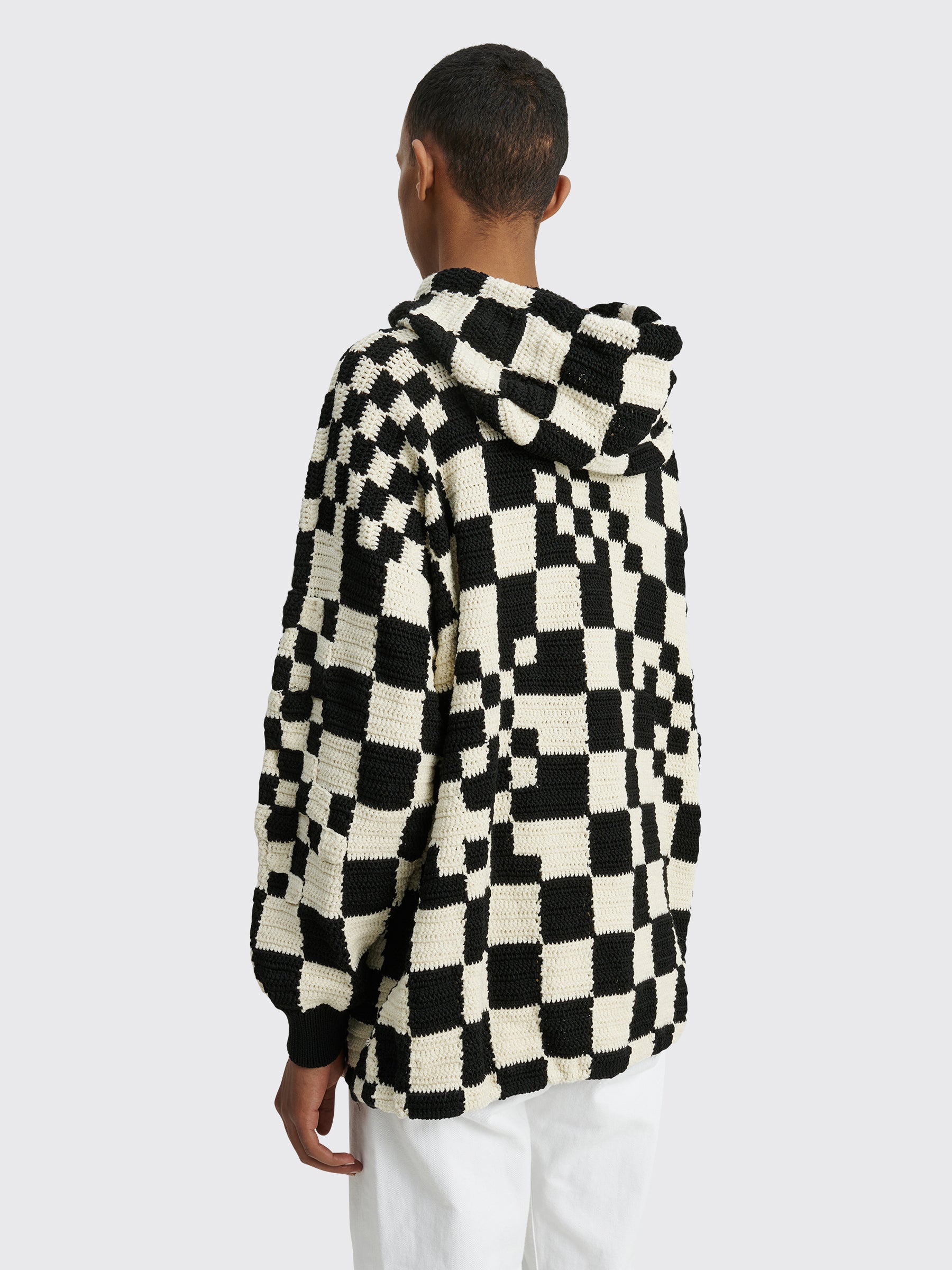 Judy Turner PI Hooded Sweater Black / White