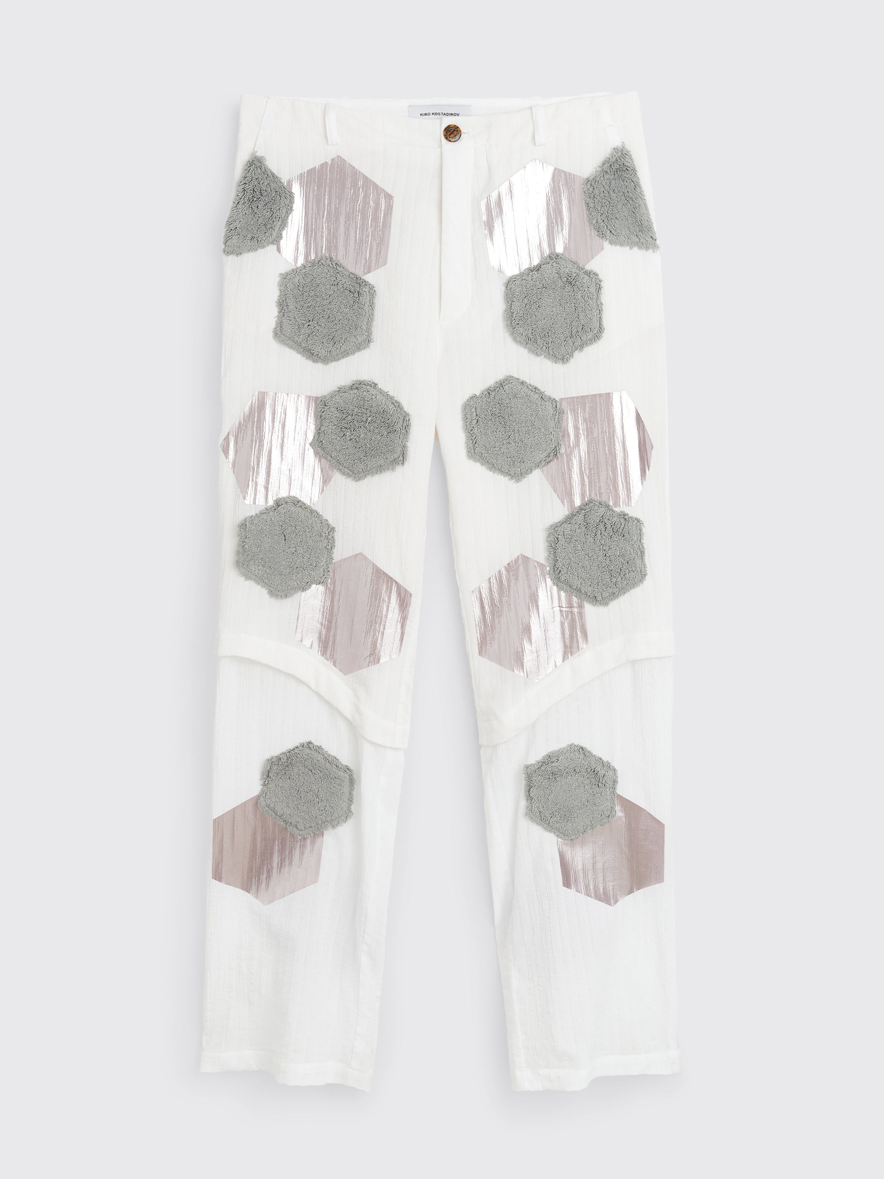 Kiko Kostadinov Danh Convertible Trouser Frost White / Dove Grey