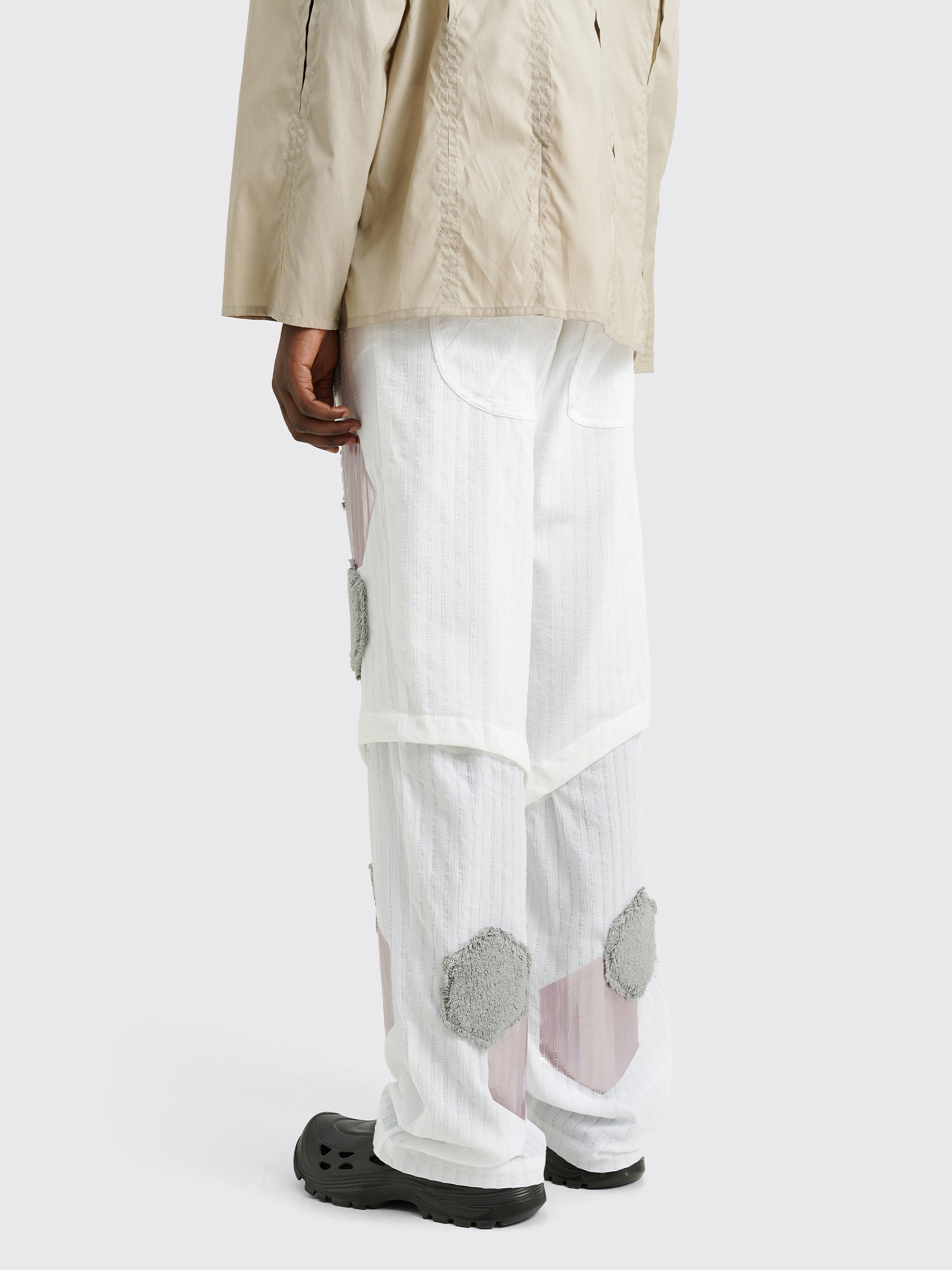 Kiko Kostadinov Danh Convertible Trouser Frost White / Dove Grey