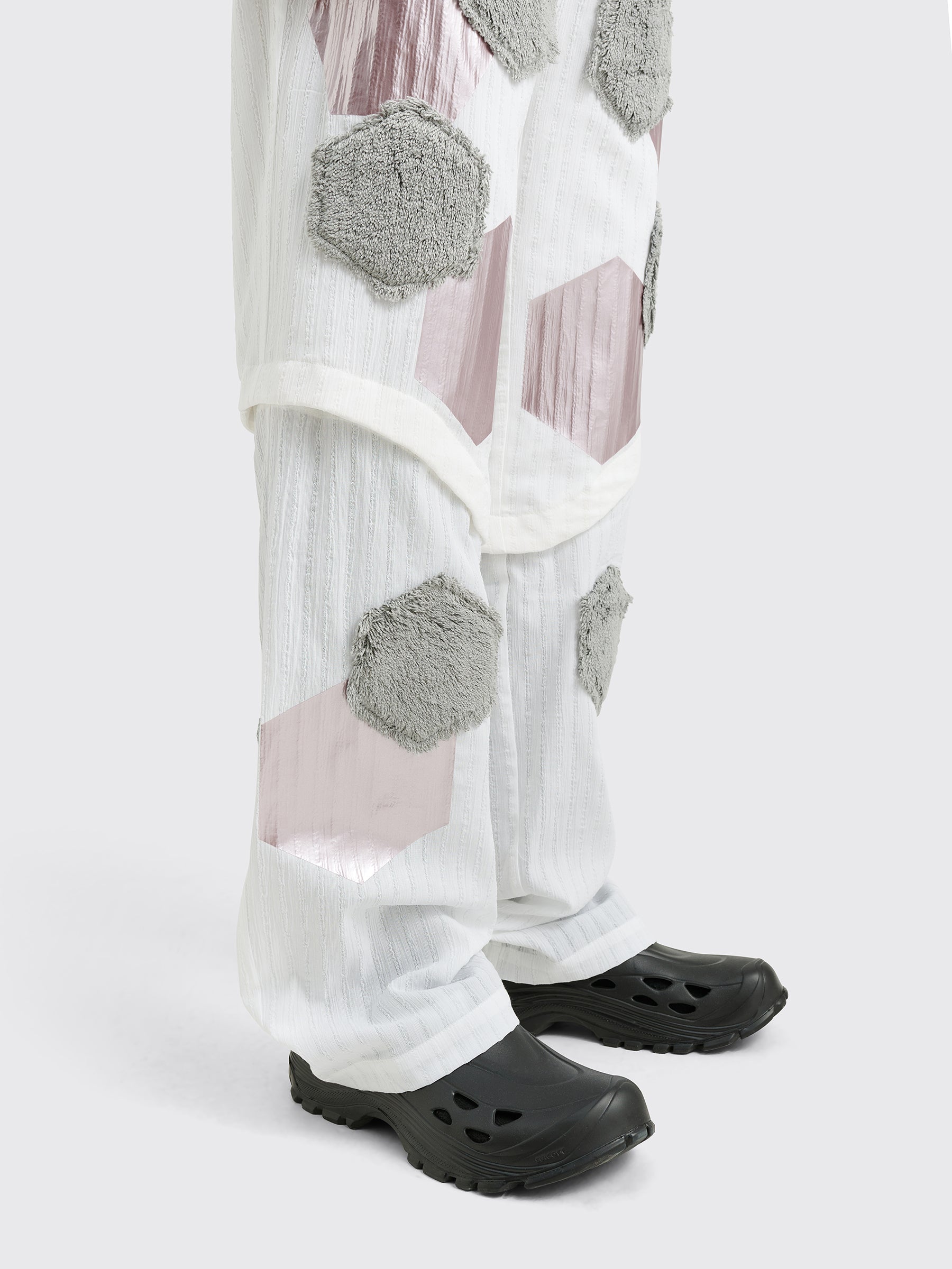 Kiko Kostadinov Danh Convertible Trouser Frost White / Dove Grey