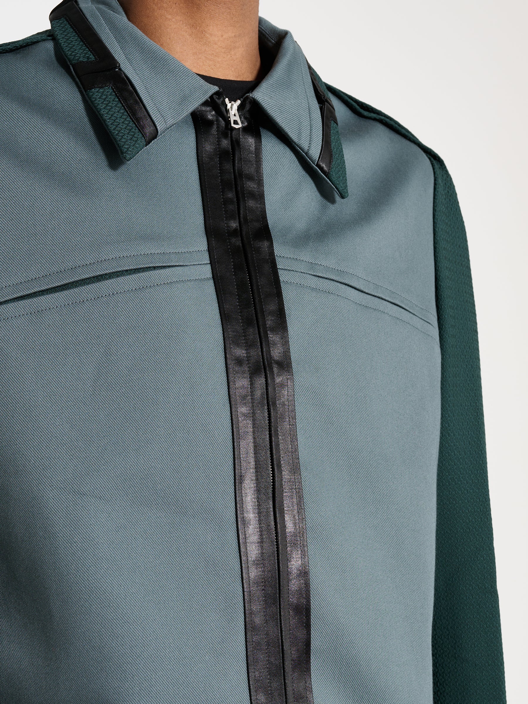 Kiko Kostadinov Ugo Blouson Stone Grey / Deep Green