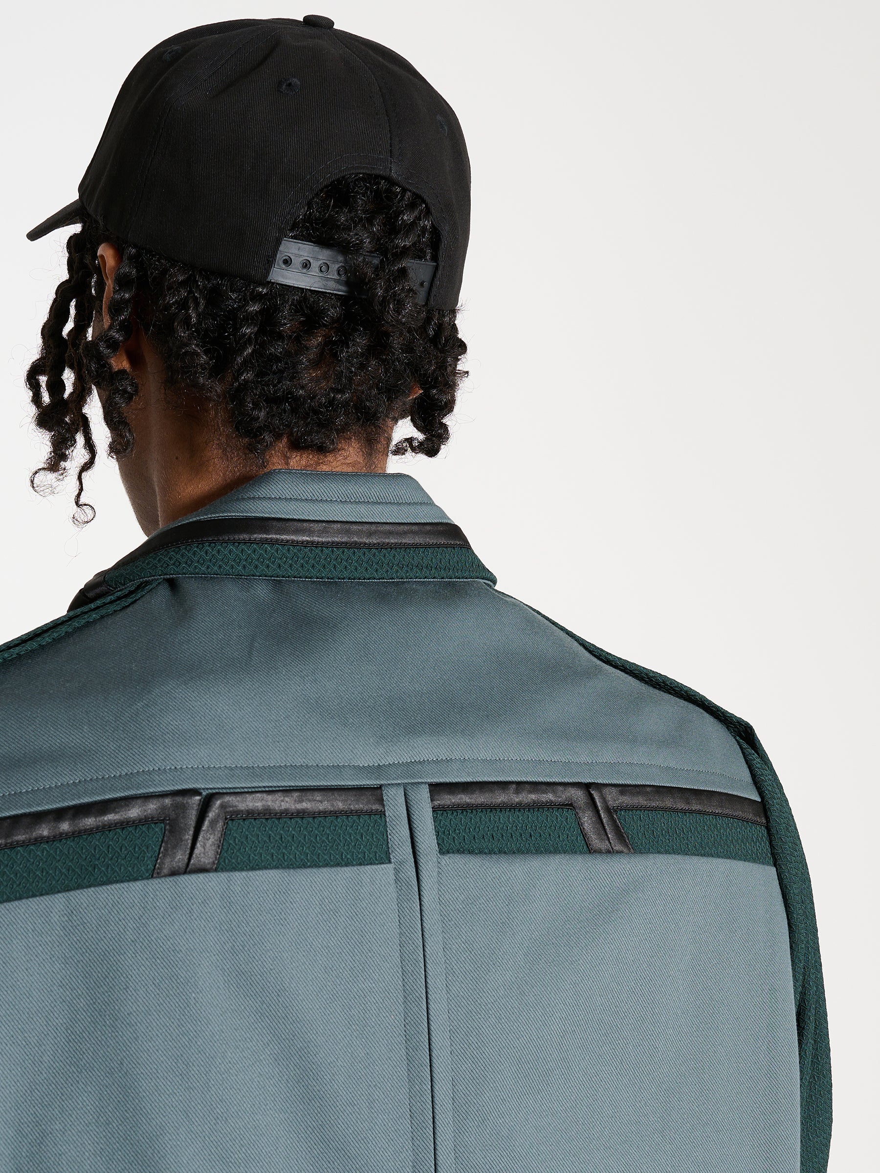 Kiko Kostadinov Ugo Blouson Stone Grey / Deep Green