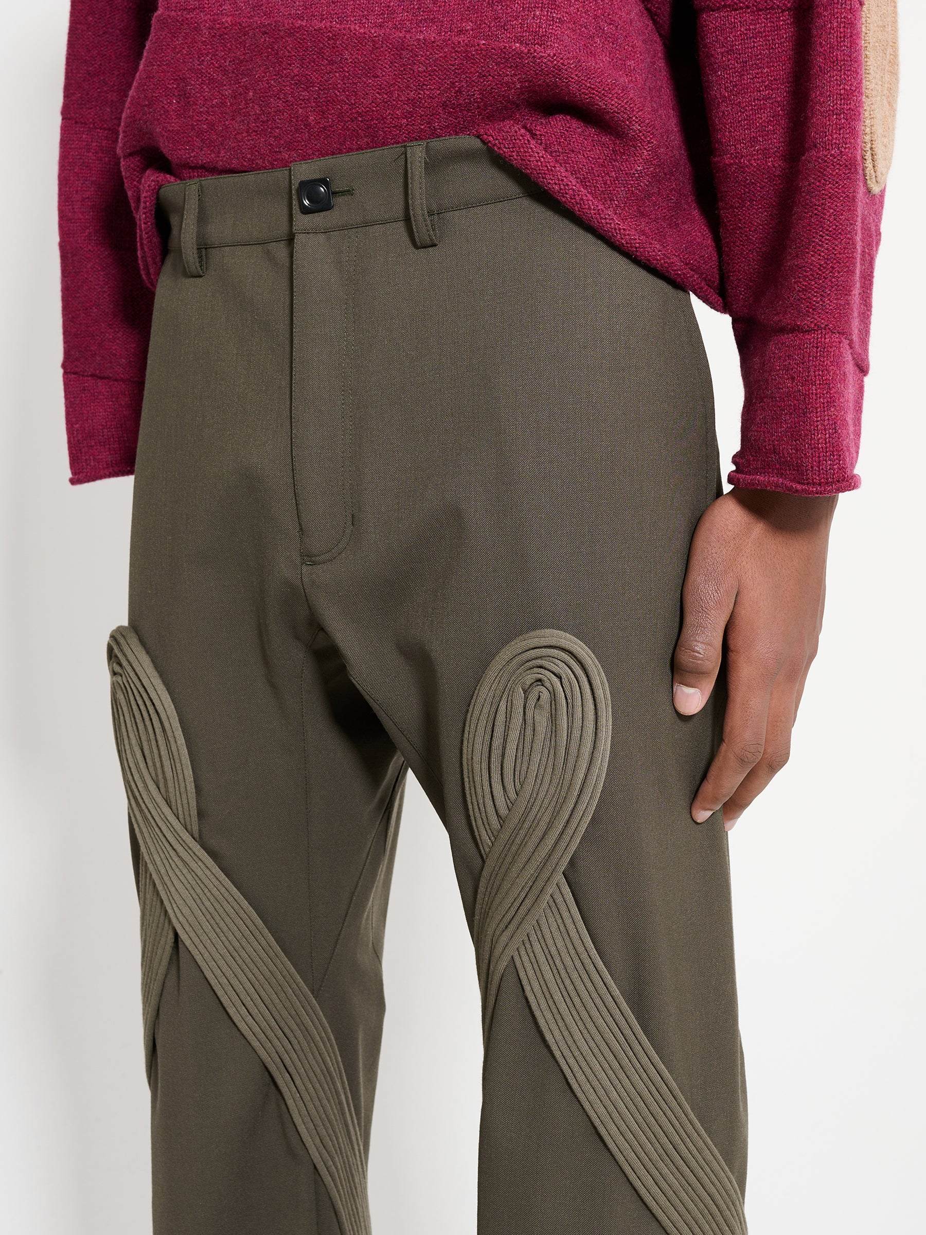 Kiko Kostadinov Deultum Trouser Army green / Taupe