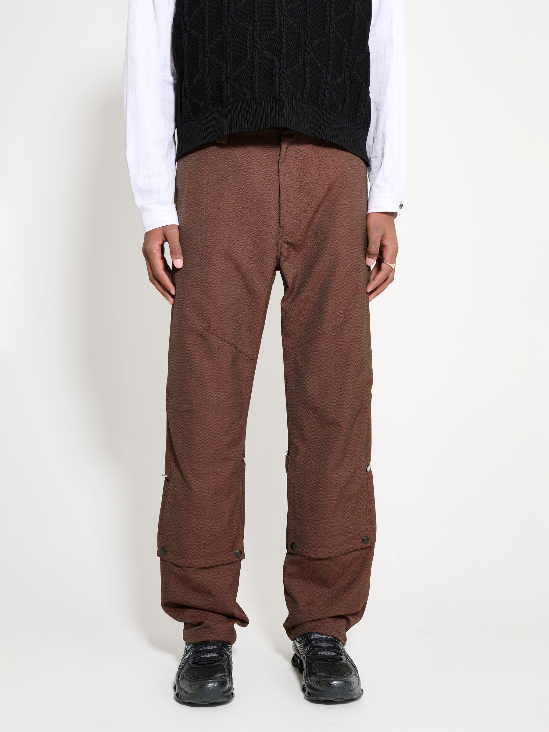 Kiko Kostadinov Tonino Utility Trouser Brown Sparrow