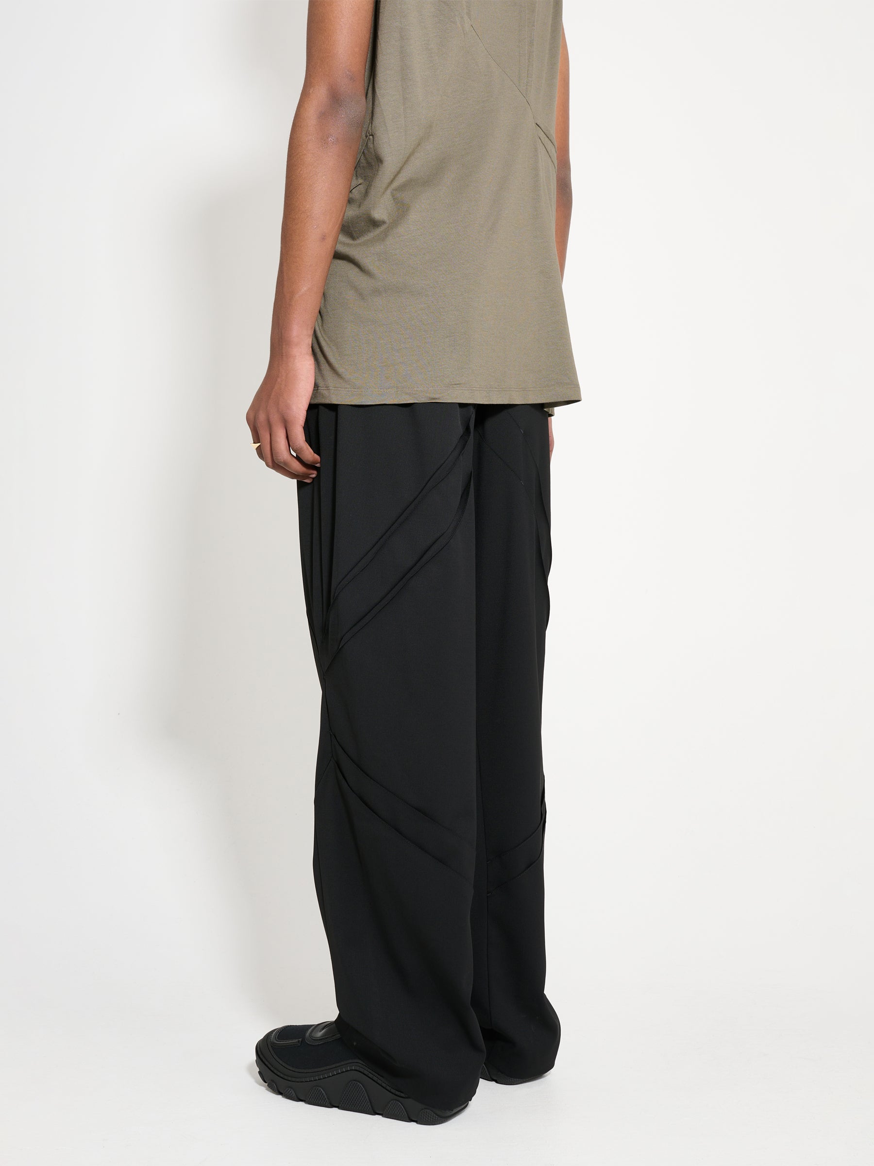 Kiko Kostadinov Melsas Darted Trouser Crow Black