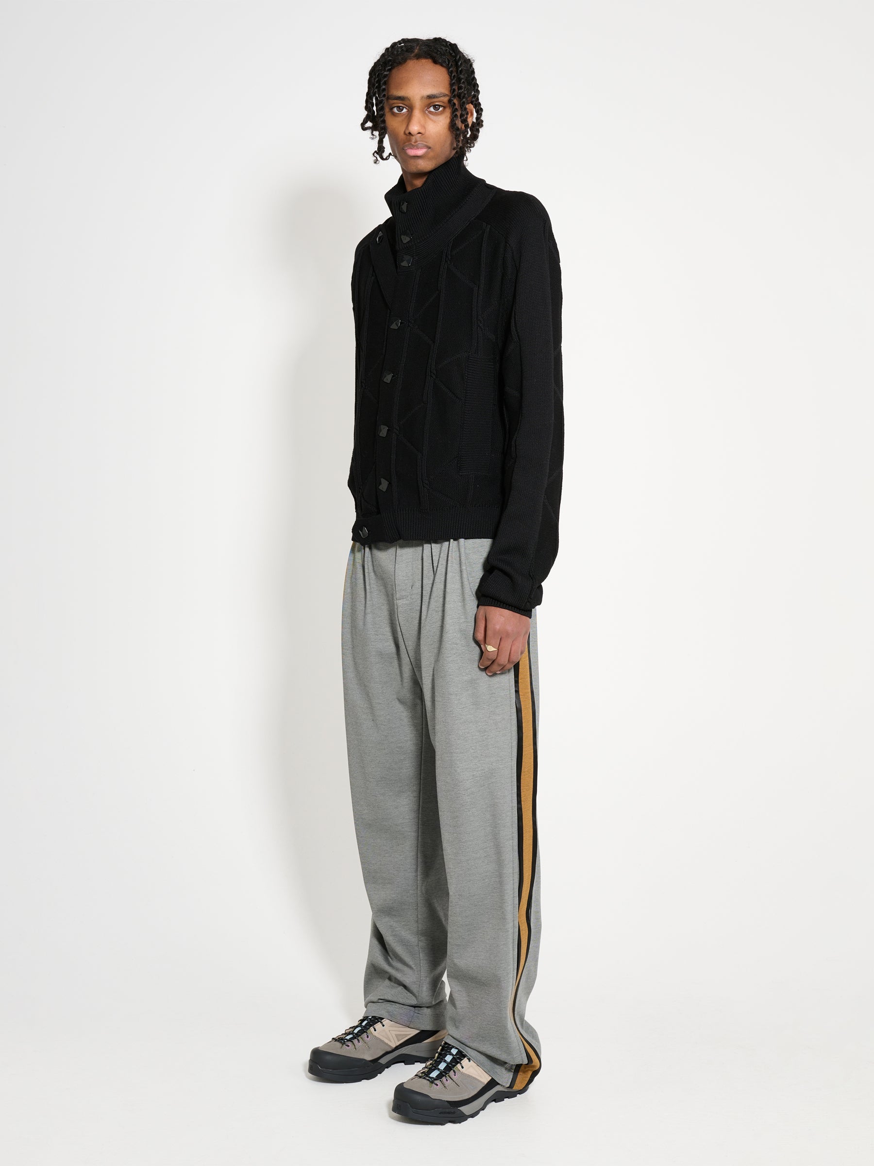 Kiko Kostadinov Ugo Side Trouser Iron Grey / Ochre
