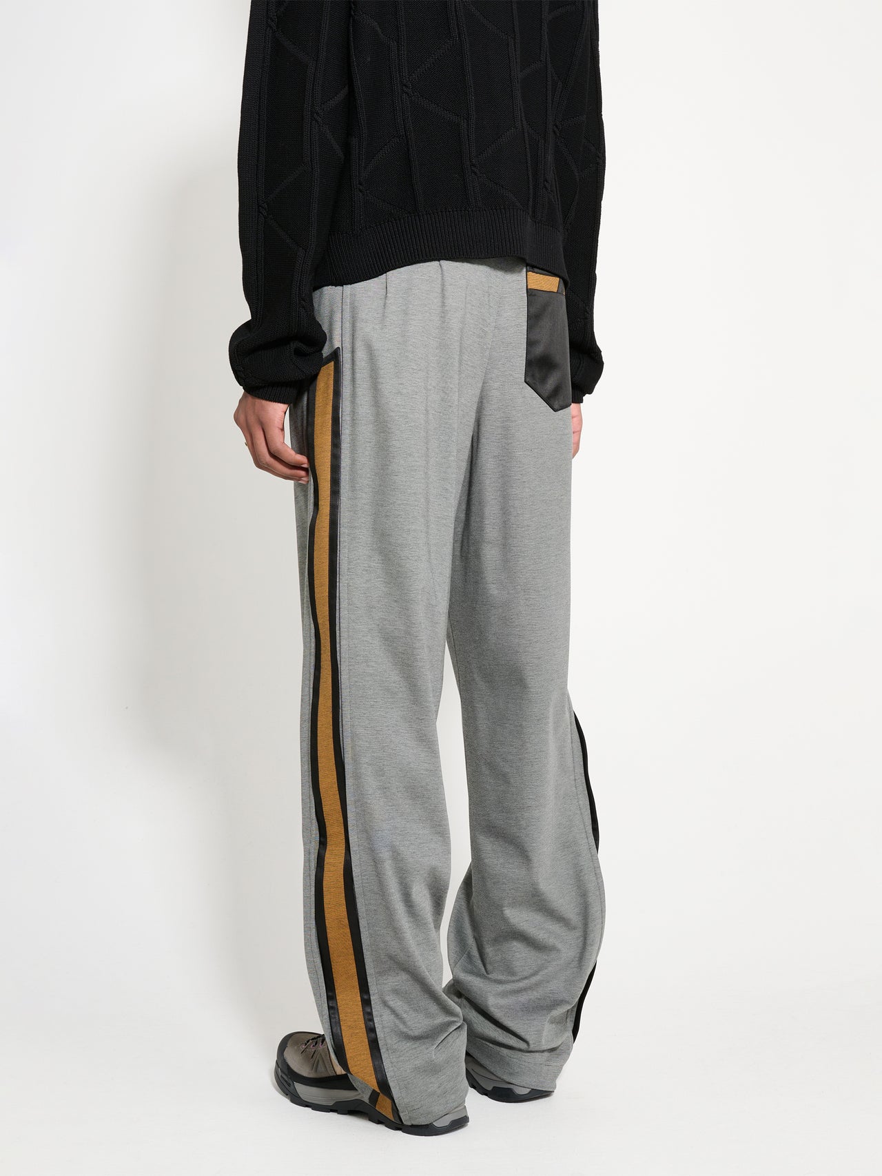 Kiko Kostadinov Ugo Side Trouser Iron Grey / Ochre