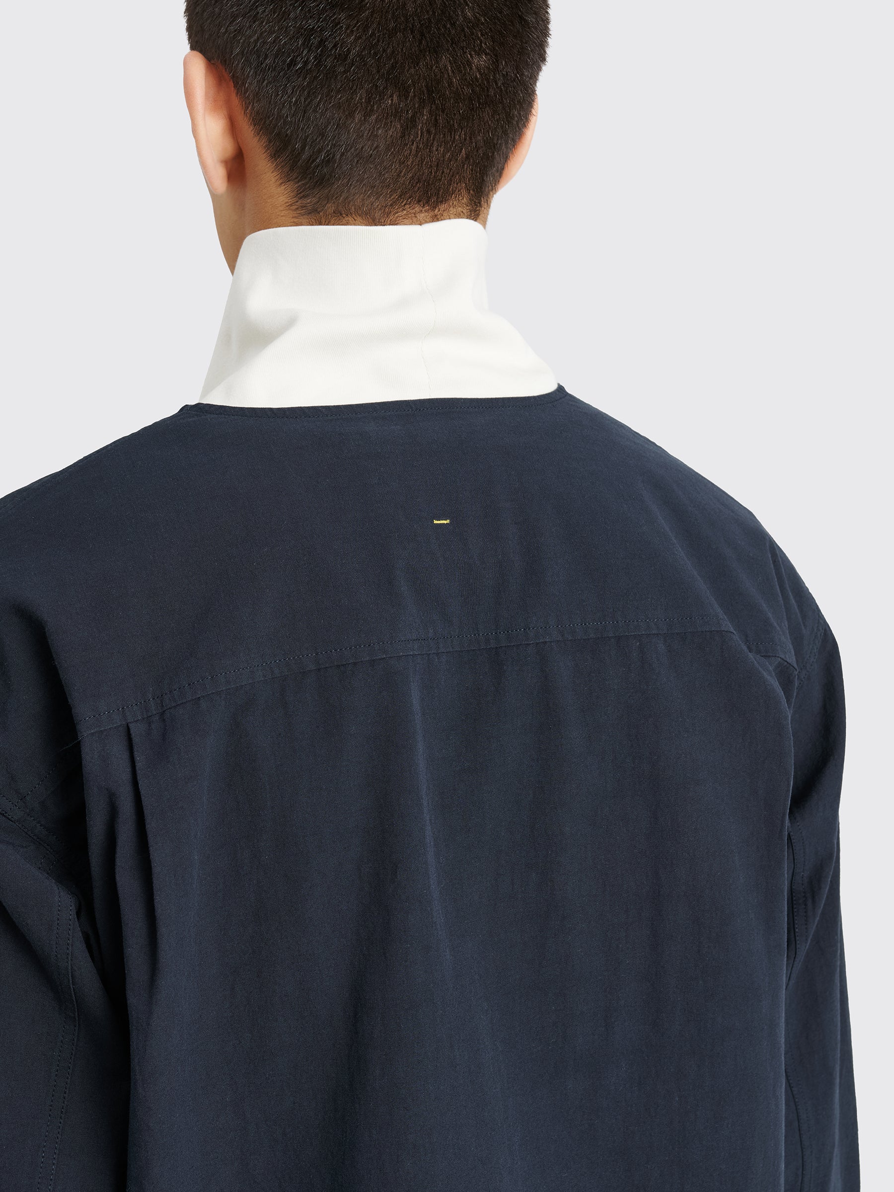 Margaret Howell MHL Scout Shirt Linen Plainweave Ink