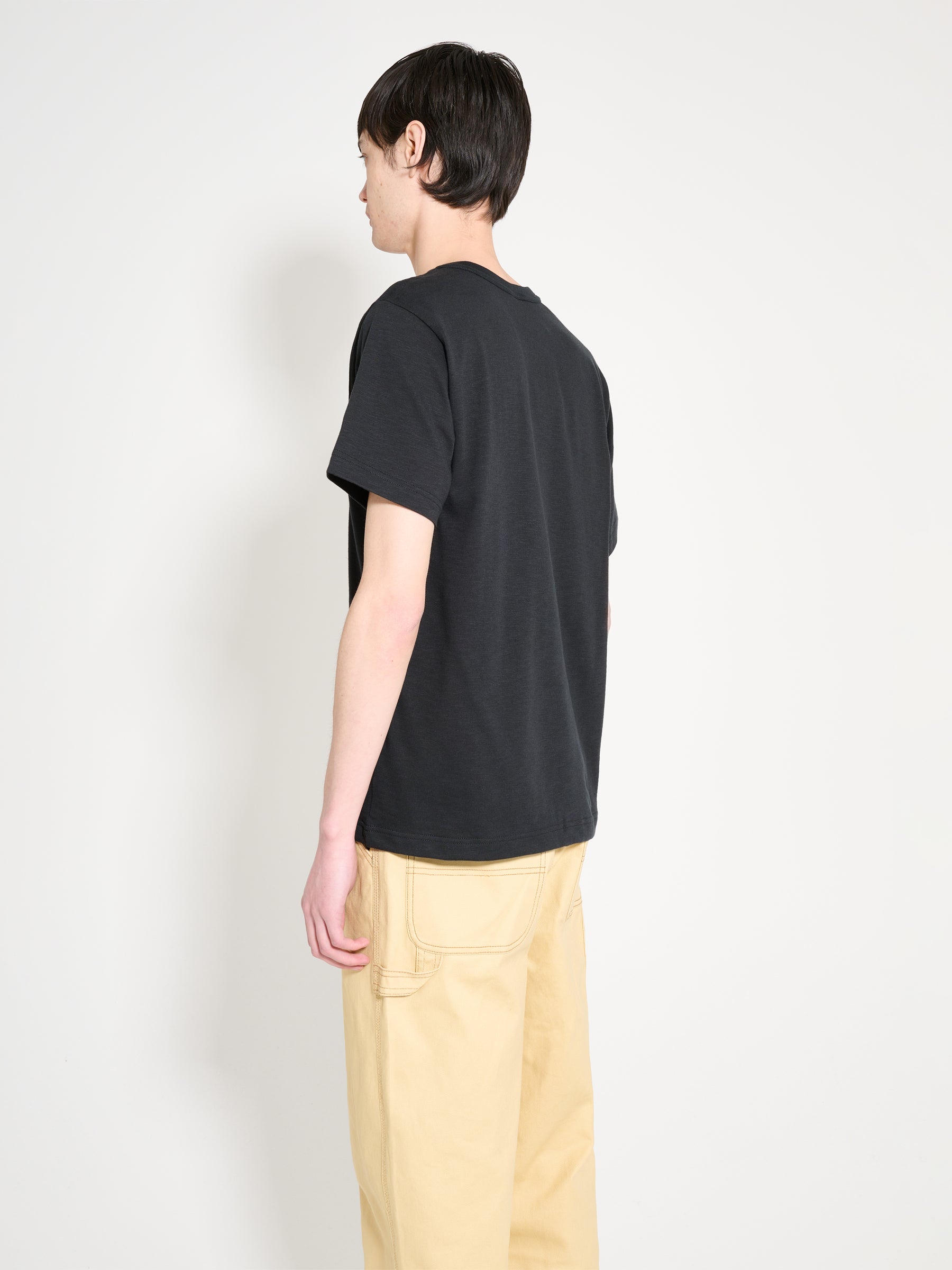 Nike Life Short Sleeve Knit Top Black