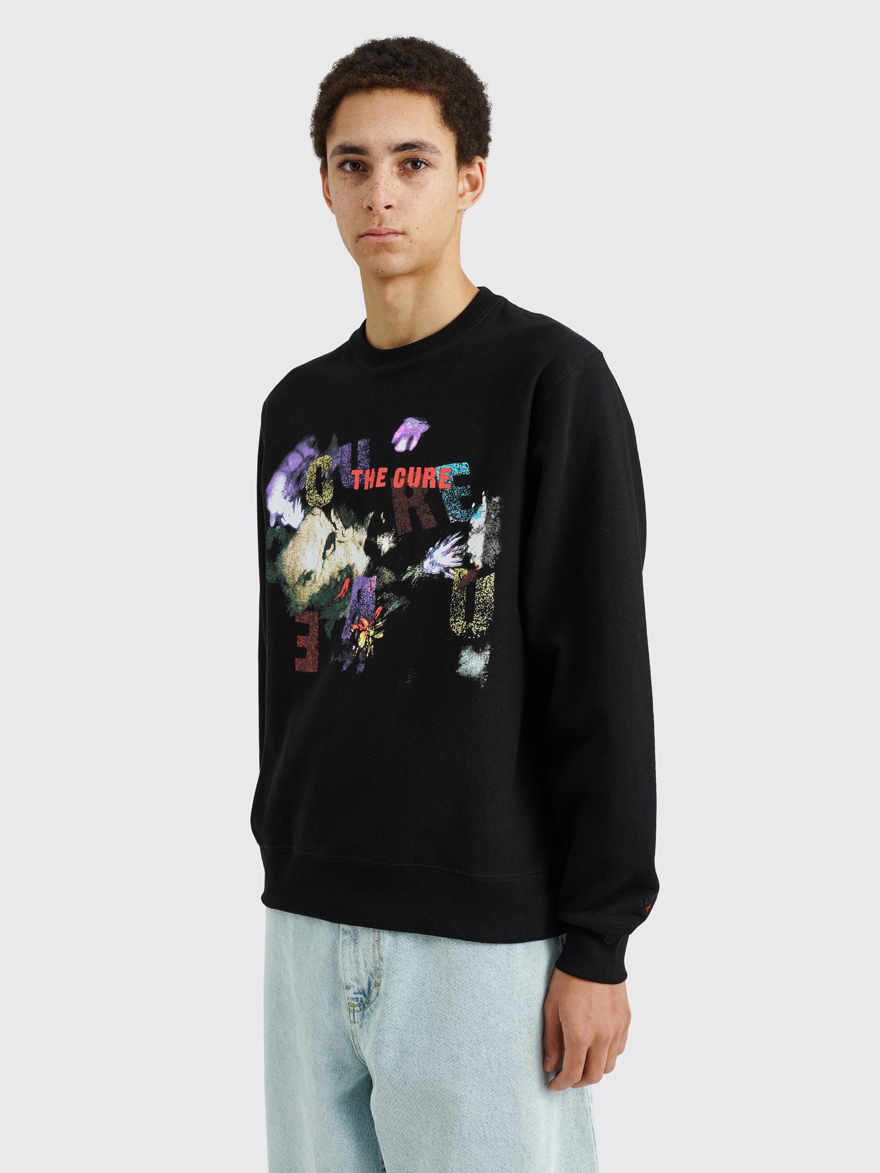Noah x The Cure Crewneck Sweatshirt Black