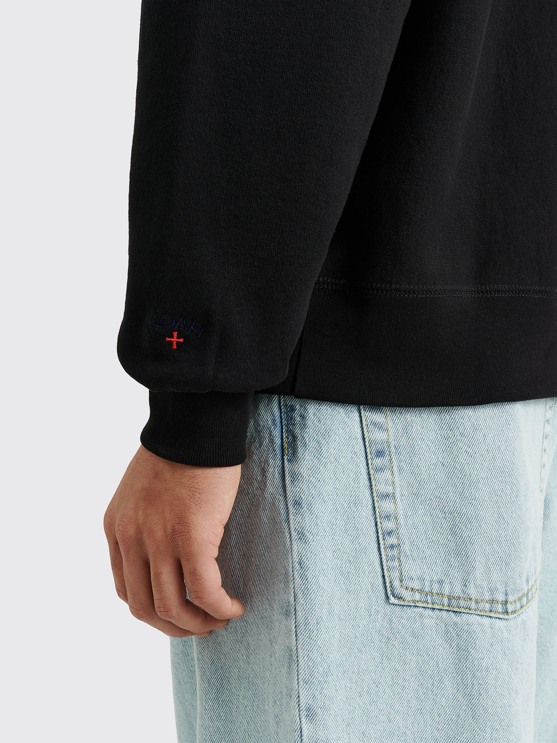 Noah x The Cure Crewneck Sweatshirt Black