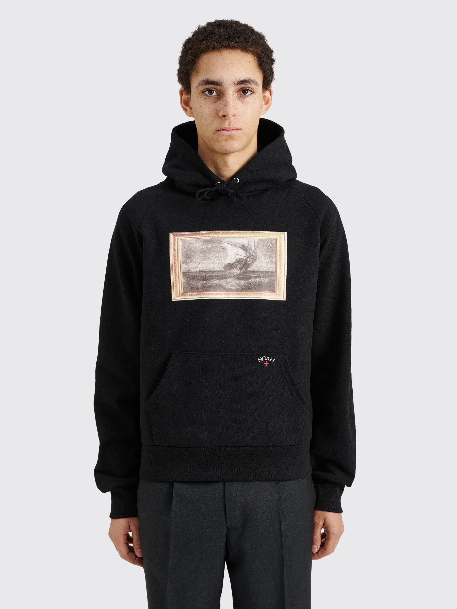 Noah x The Cure Raglan Hoodie Black