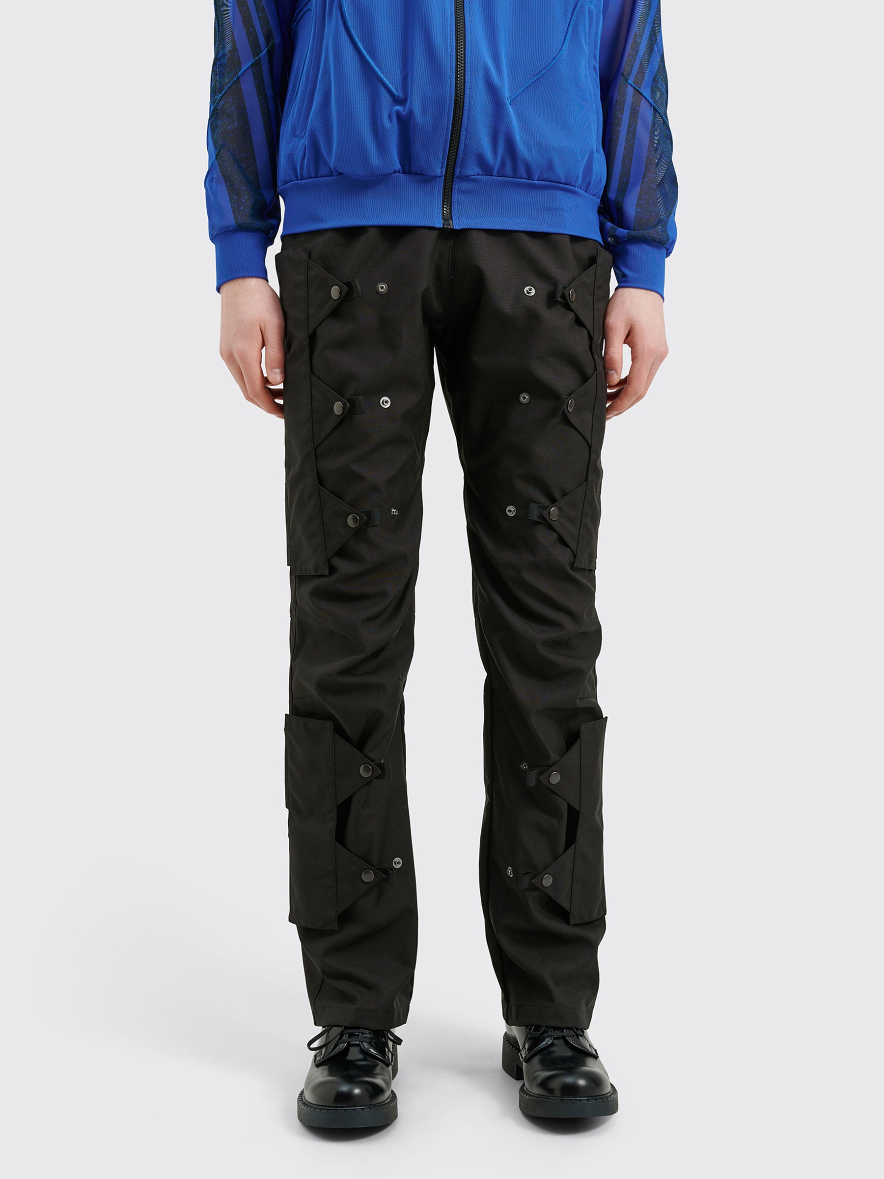 Olly Shinder Crocodile Shell Trouser Black