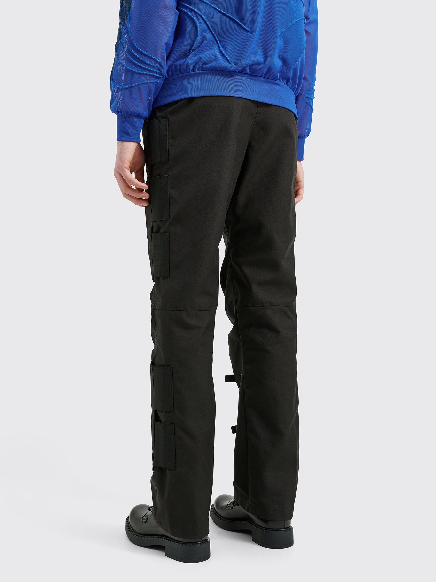 Olly Shinder Crocodile Shell Trouser Black