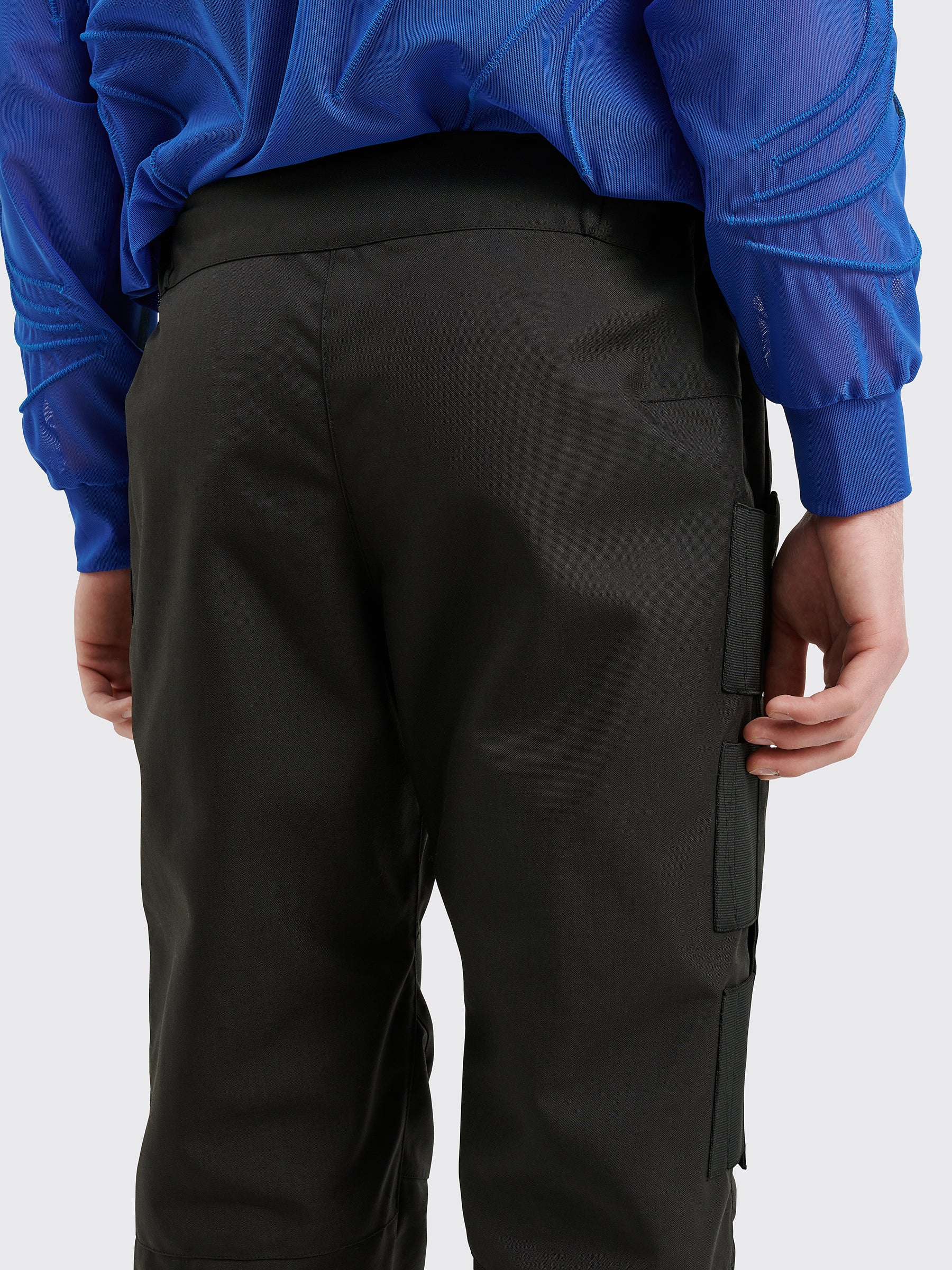 Olly Shinder Crocodile Shell Trouser Black